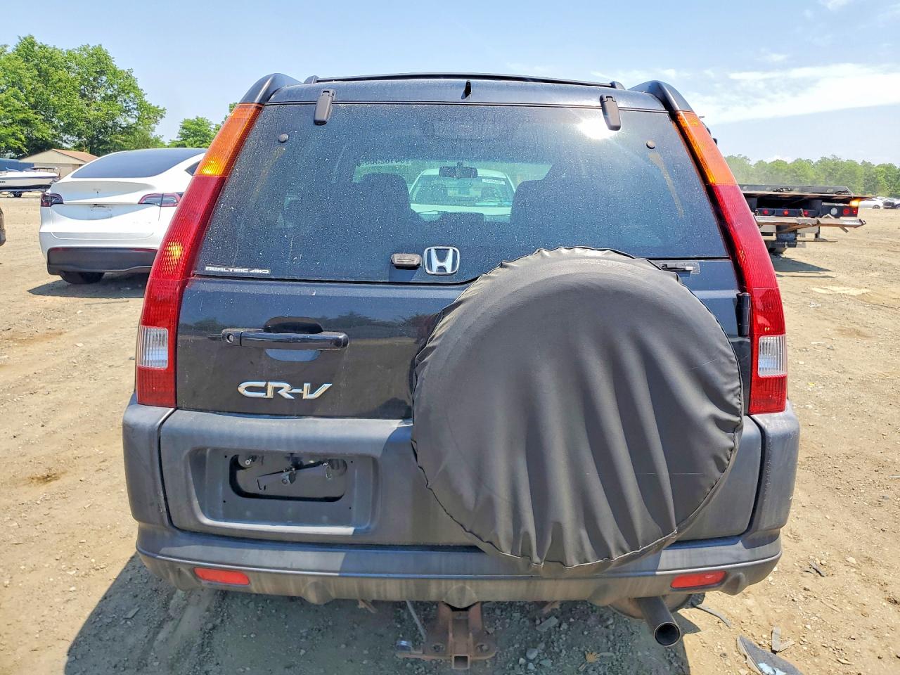 2003 Honda Cr-v Ex Black vin: SHSRD78853U122334