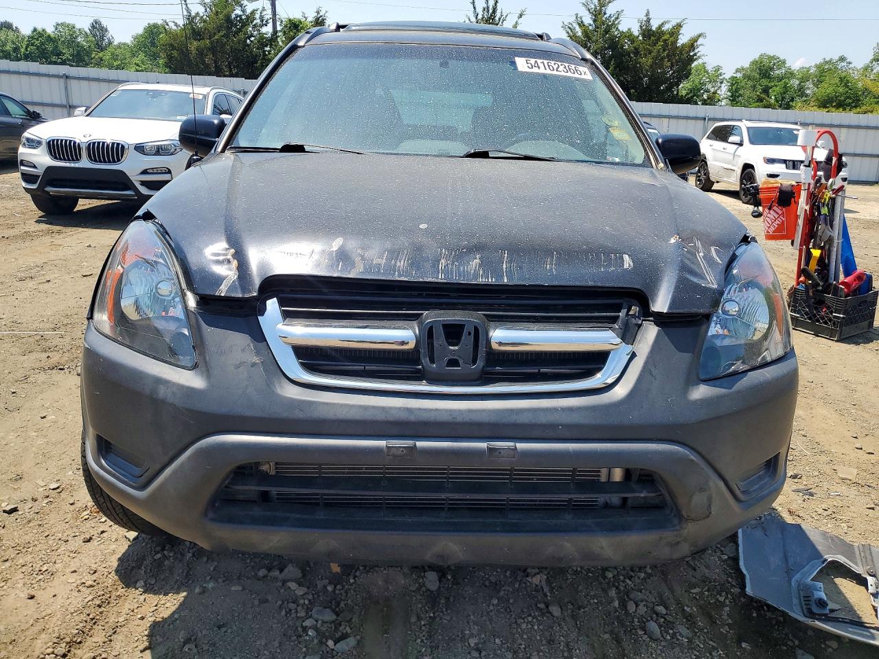 2003 Honda Cr-v Ex Black vin: SHSRD78853U122334