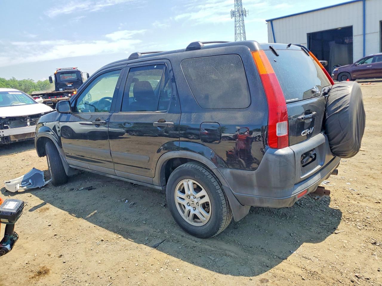 2003 Honda Cr-v Ex Black vin: SHSRD78853U122334