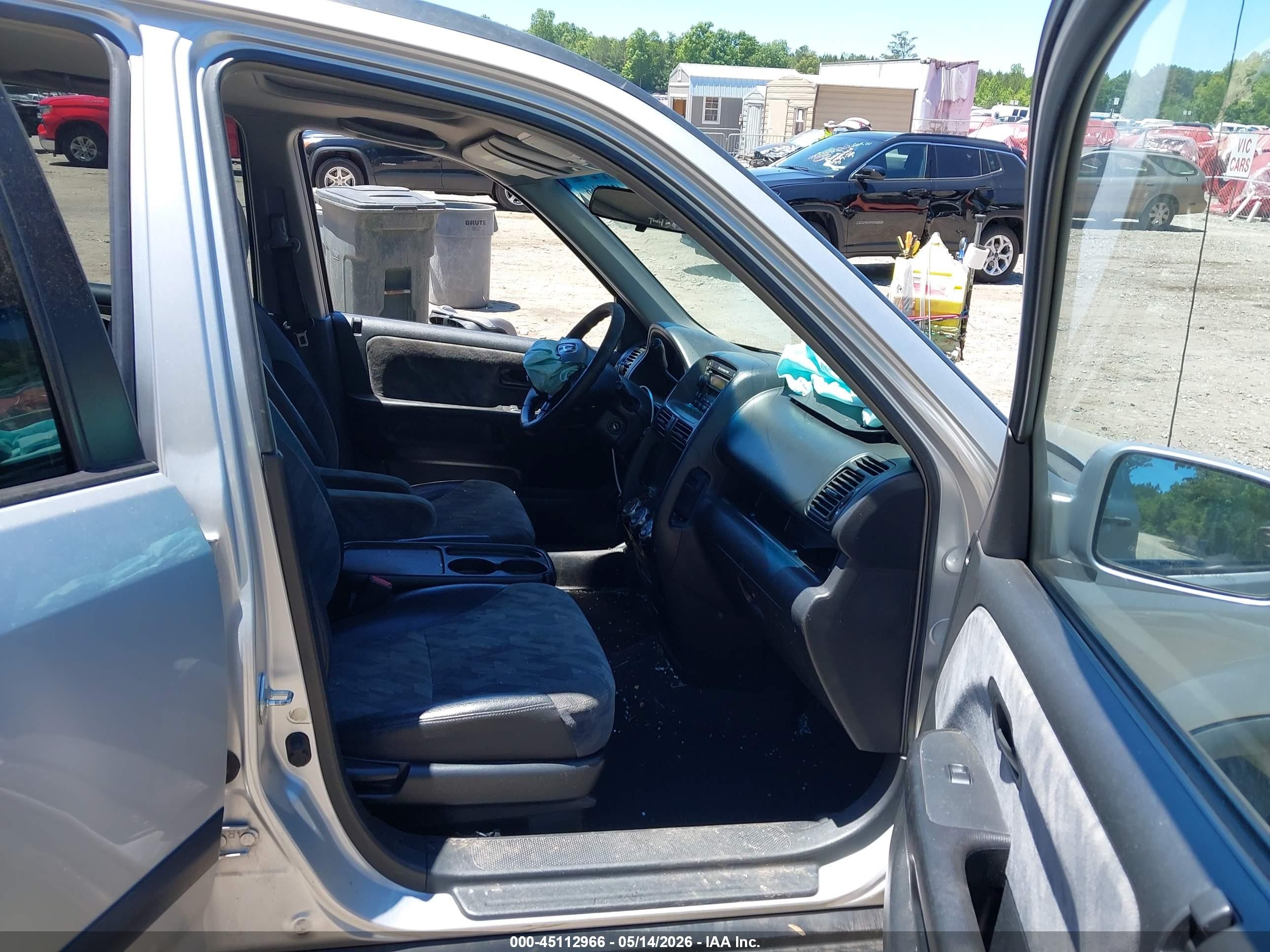2003 Honda Cr-v Ex Silver vin: SHSRD78853U140283