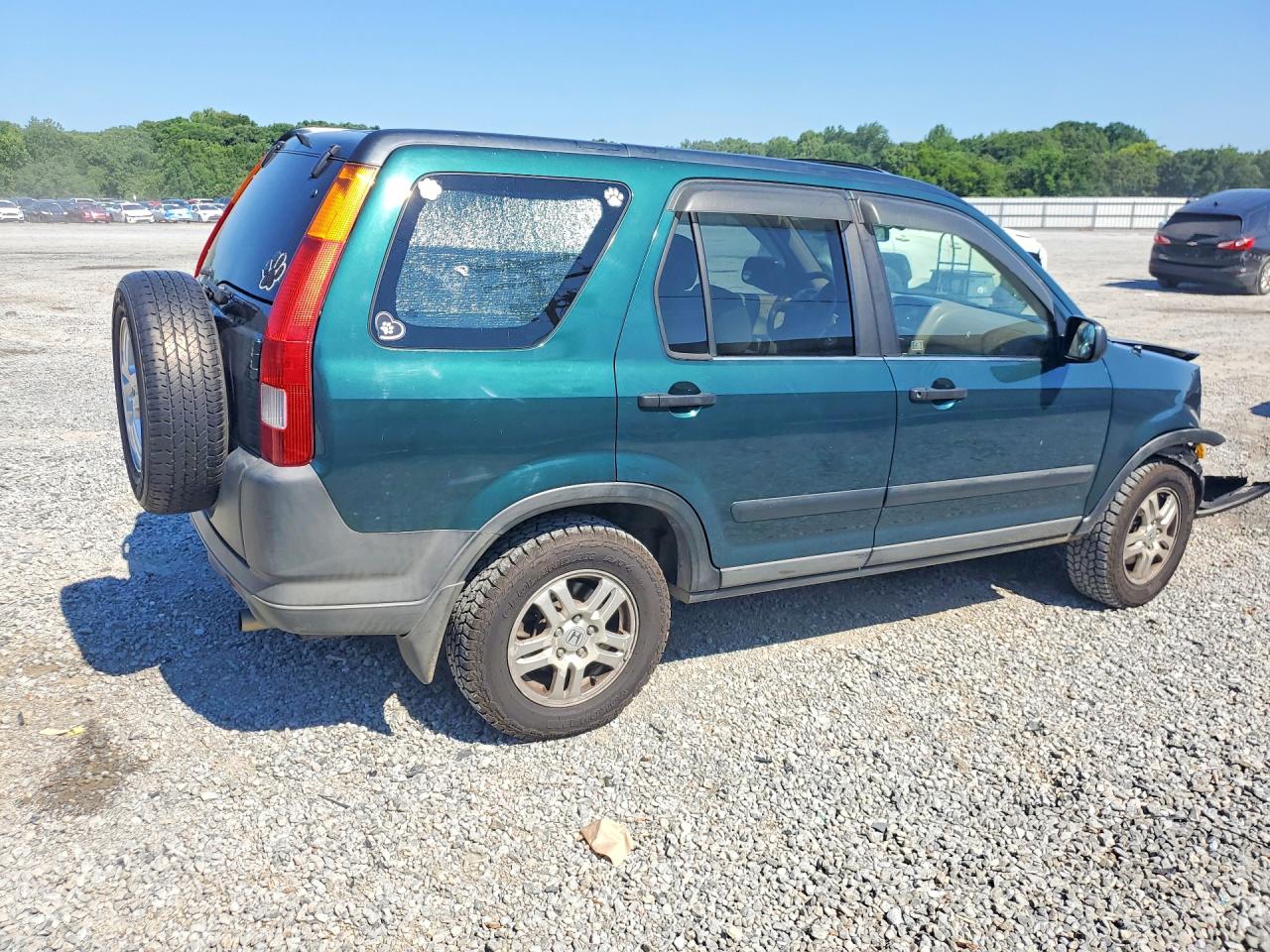 2004 Honda Cr-v Ex Green vin: SHSRD78854U211015