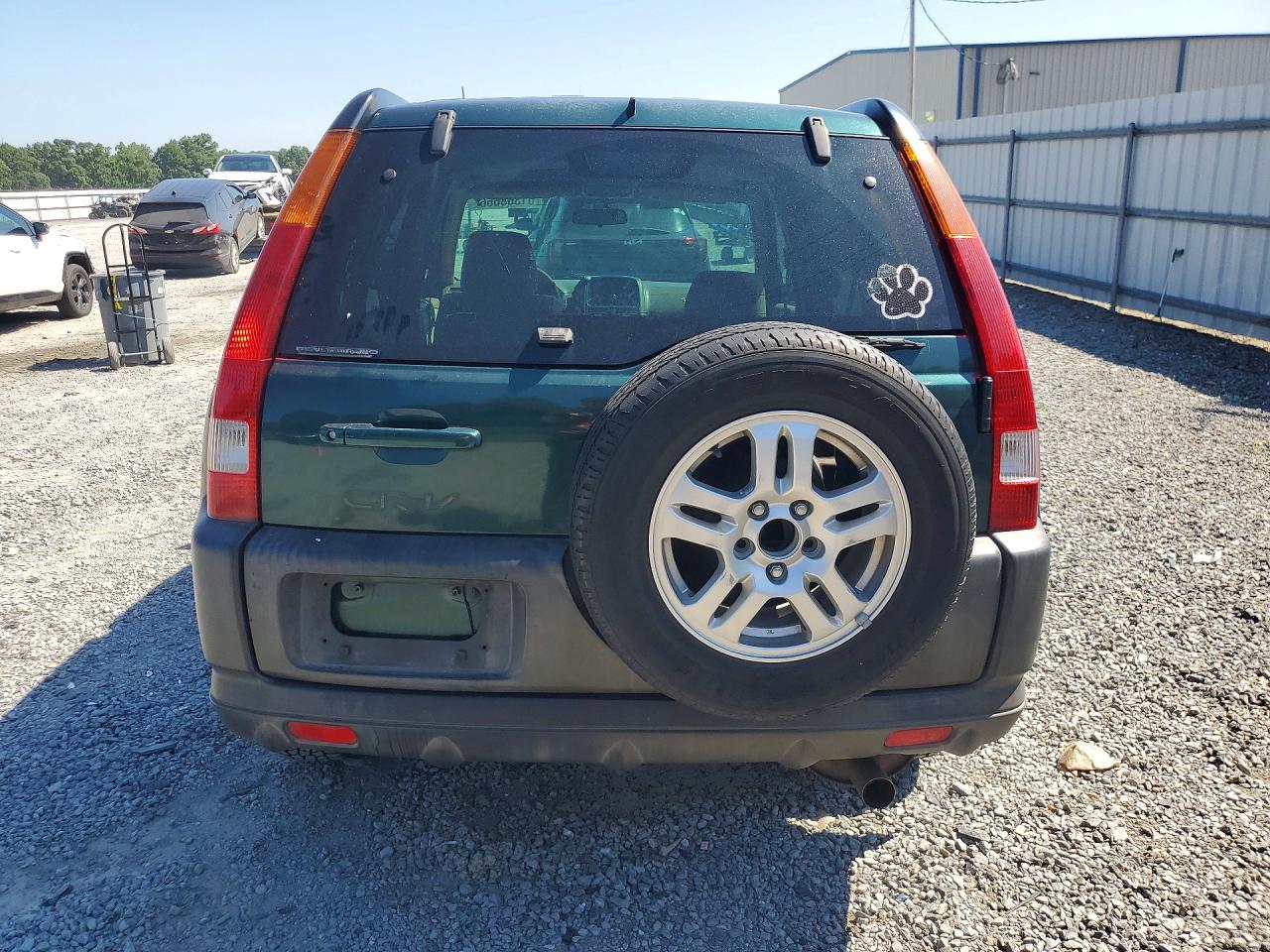 2004 Honda Cr-v Ex Green vin: SHSRD78854U211015