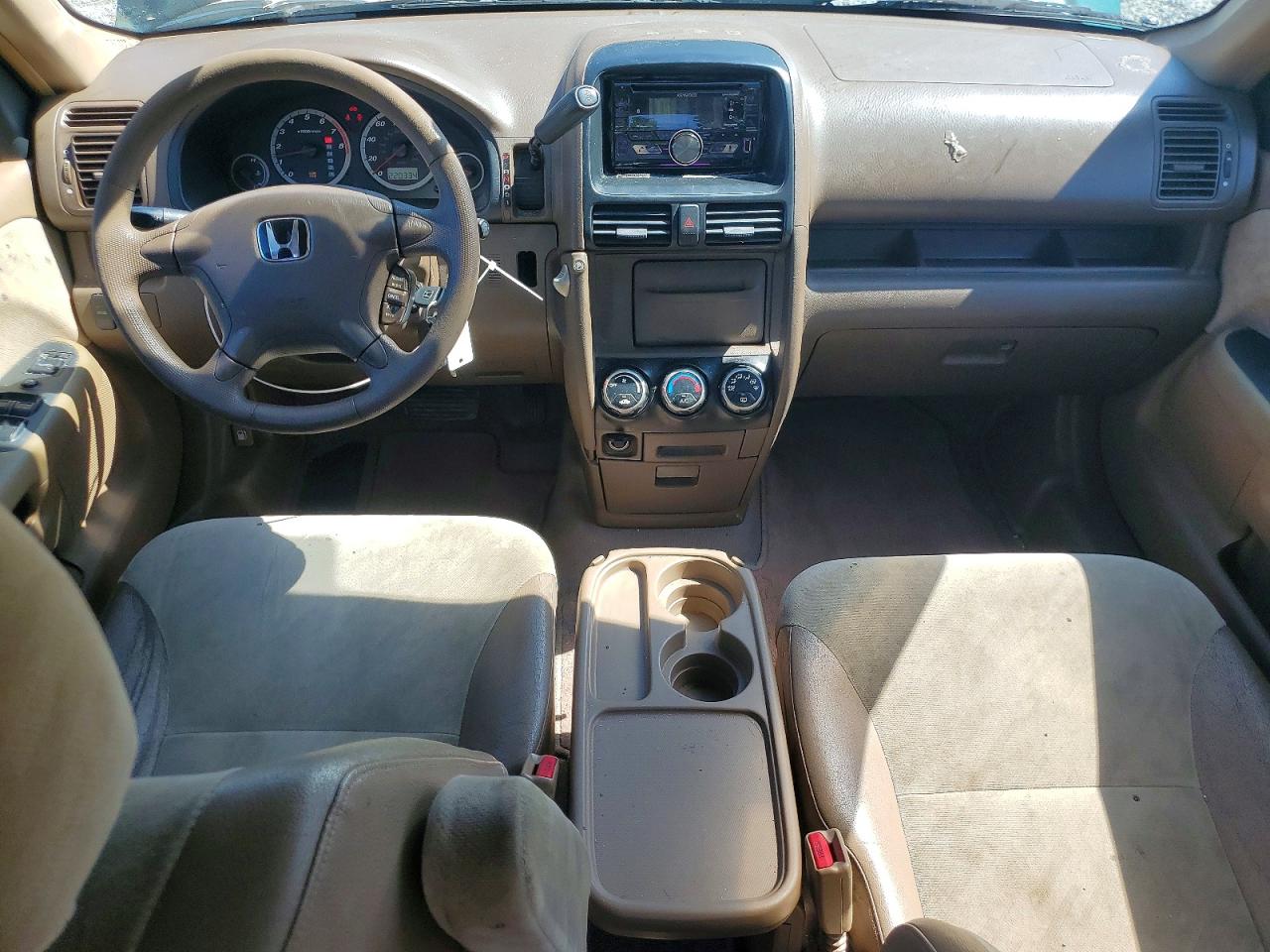 2004 Honda Cr-v Ex Green vin: SHSRD78854U211015