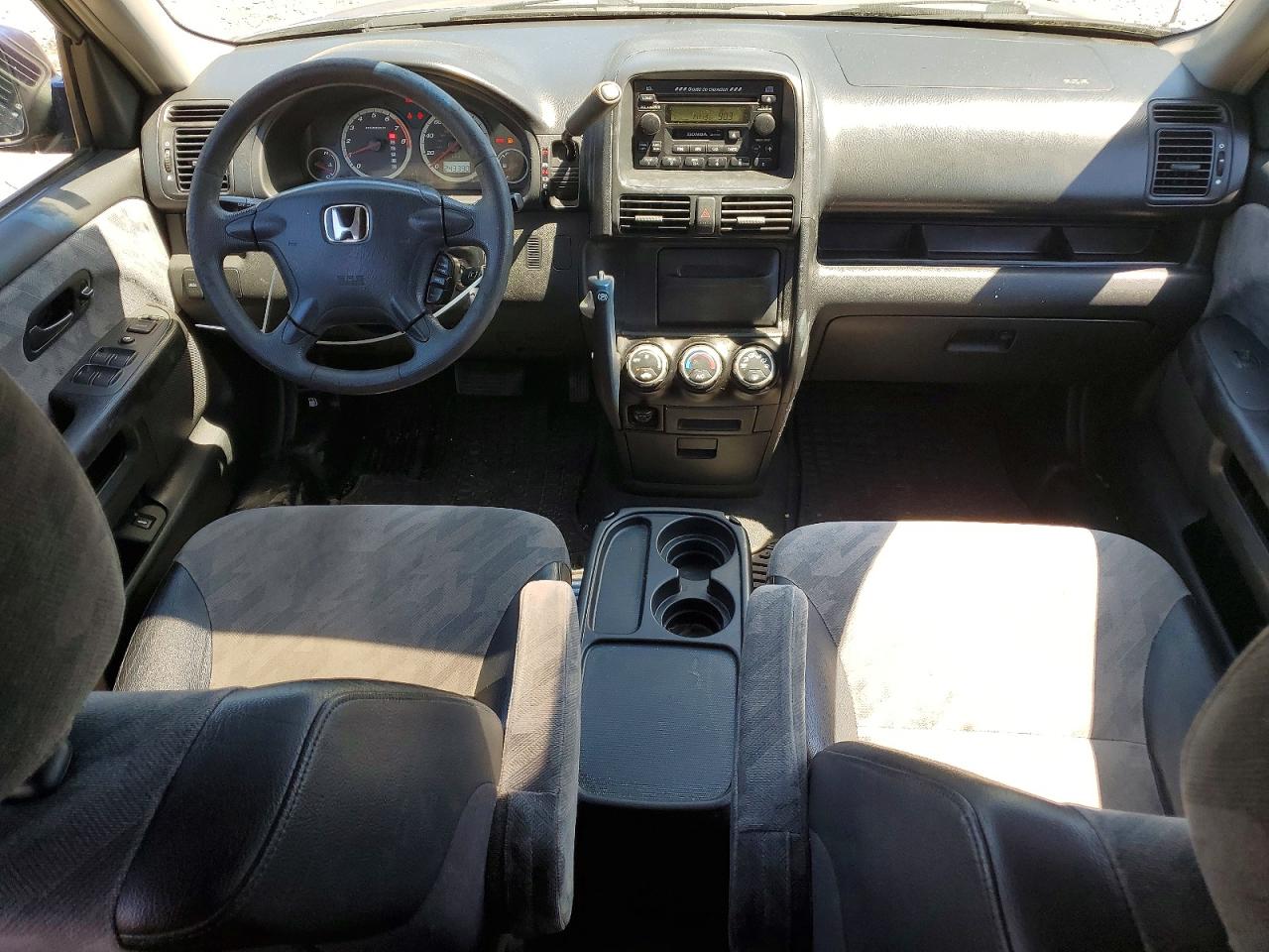 2004 Honda Cr-v Ex Blue vin: SHSRD78854U213525