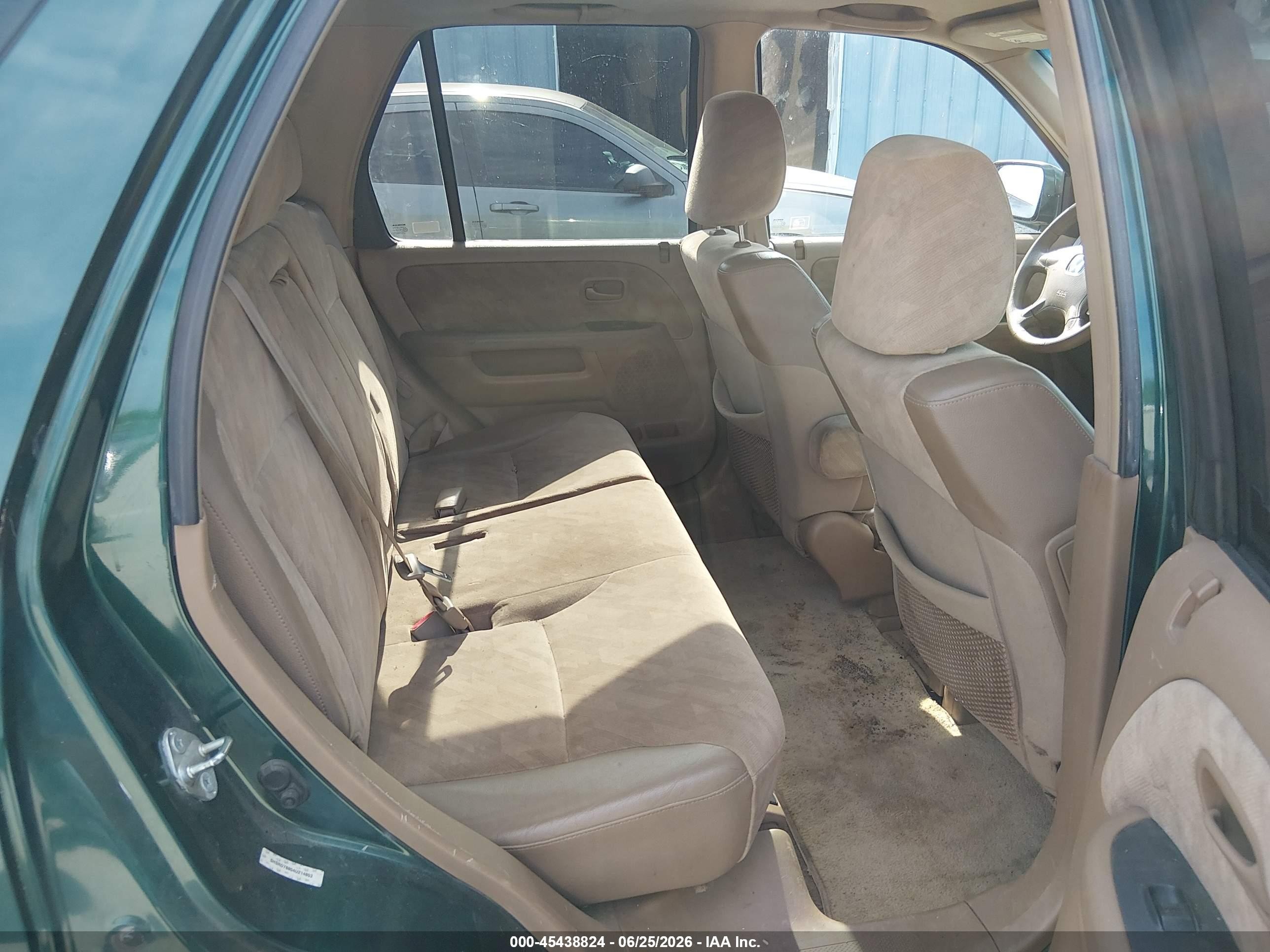 2004 Honda Cr-v Ex Green vin: SHSRD78854U214853