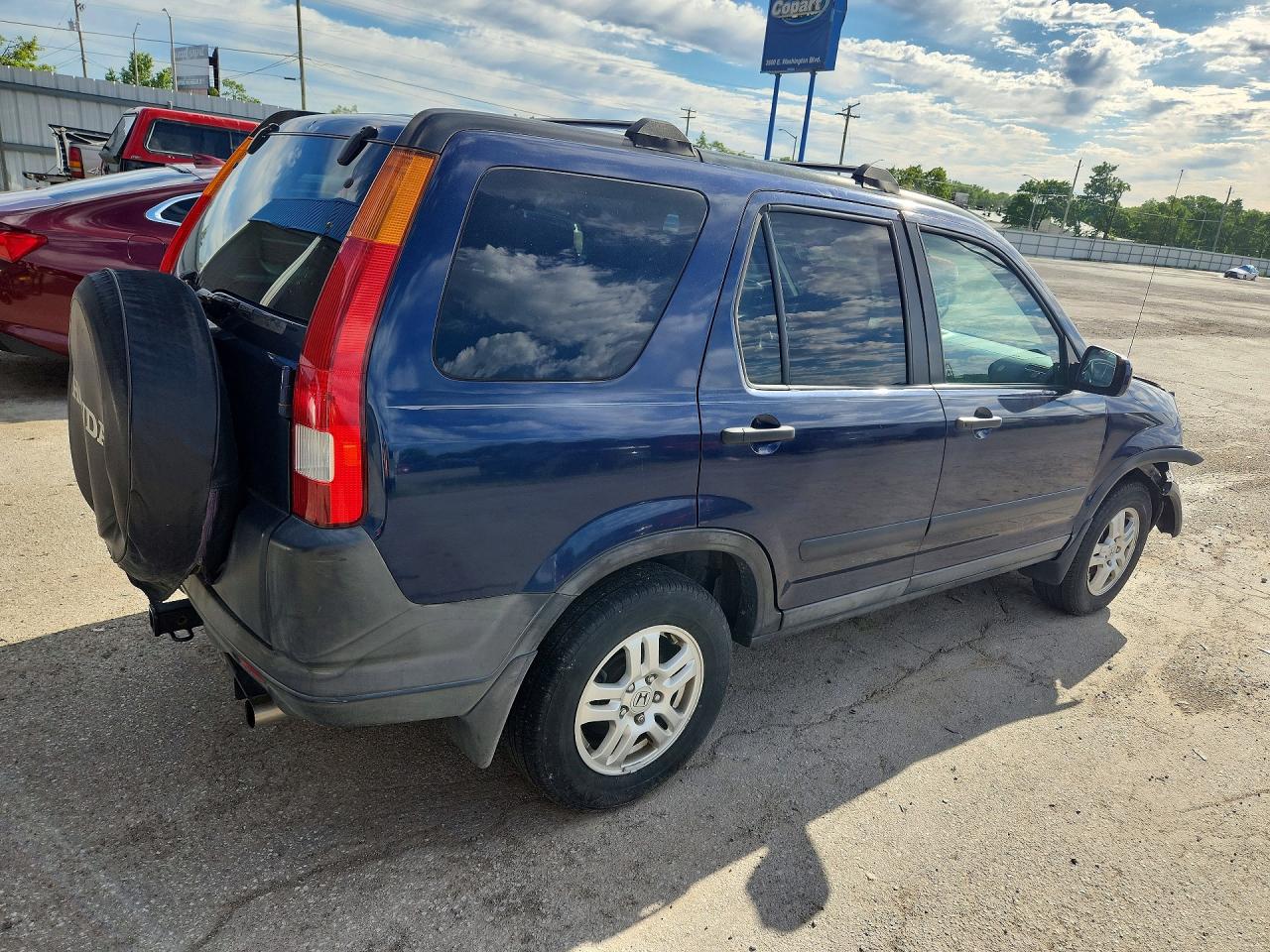 2004 Honda Cr-v Ex Синий vin: SHSRD78854U227750