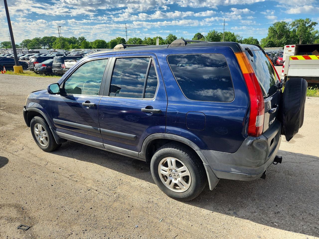 2004 Honda Cr-v Ex Синий vin: SHSRD78854U227750