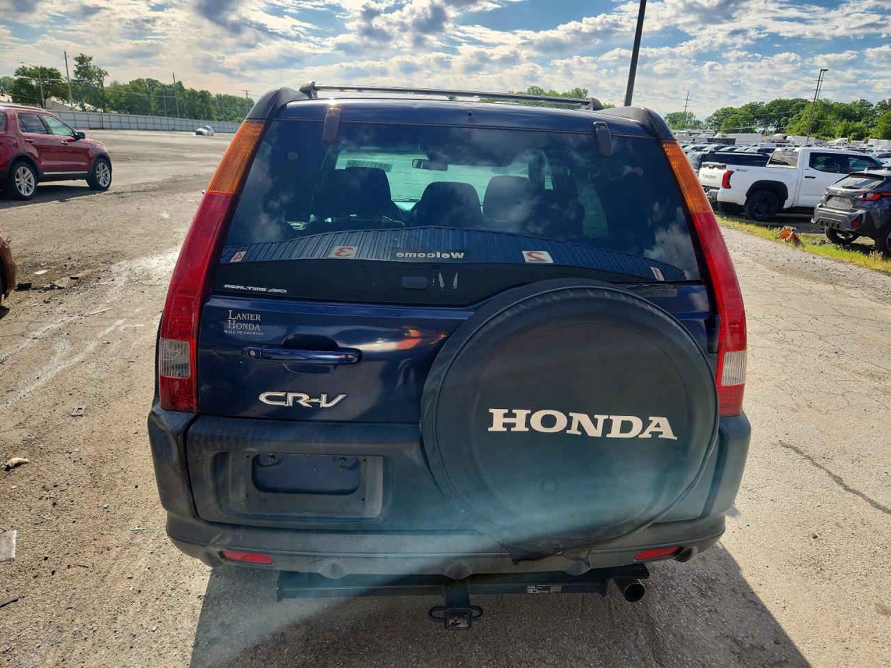 2004 Honda Cr-v Ex Синий vin: SHSRD78854U227750