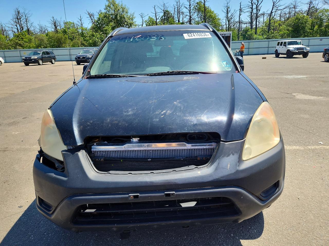 2004 Honda Cr-v Ex Black vin: SHSRD78854U232897