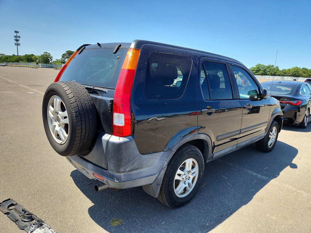 2004 Honda Cr-v Ex Black vin: SHSRD78854U232897