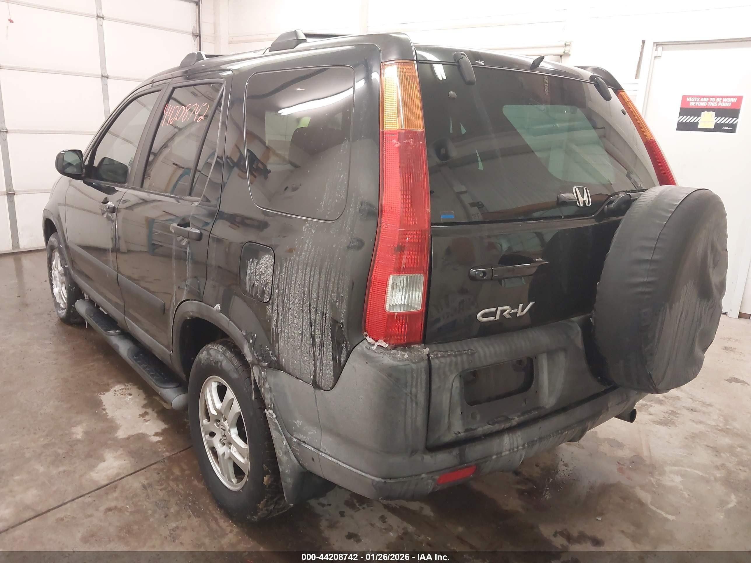 2004 Honda Cr-v Ex Черный vin: SHSRD78854U235315