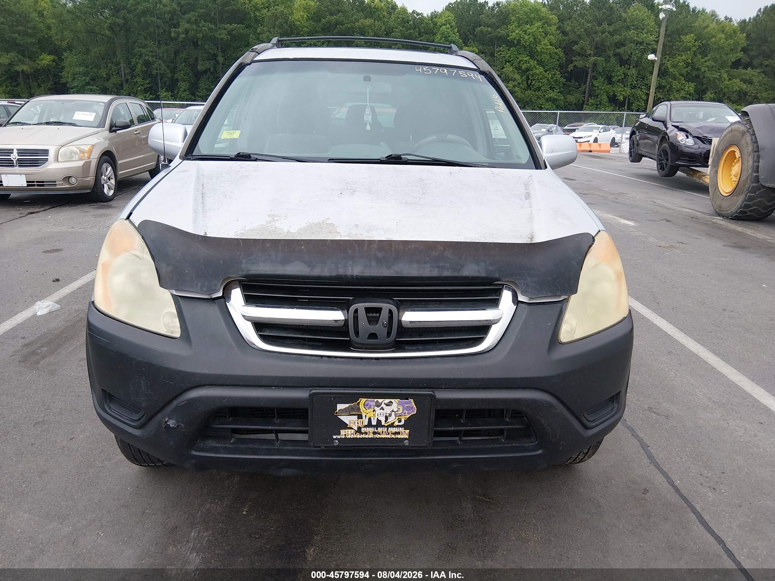 2004 Honda Cr-v Ex Серебряный vin: SHSRD78854U257511