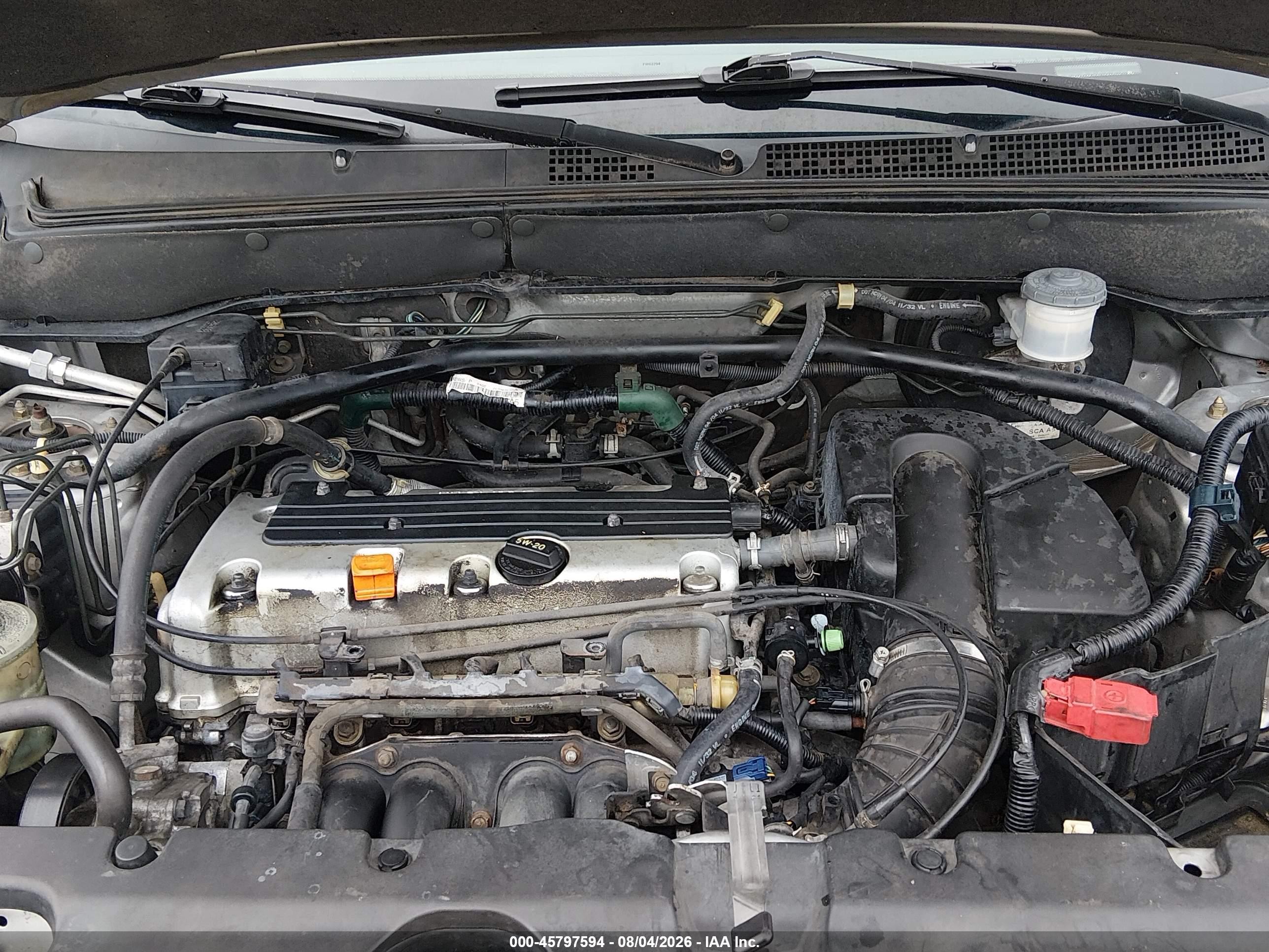 2004 Honda Cr-v Ex Серебряный vin: SHSRD78854U257511