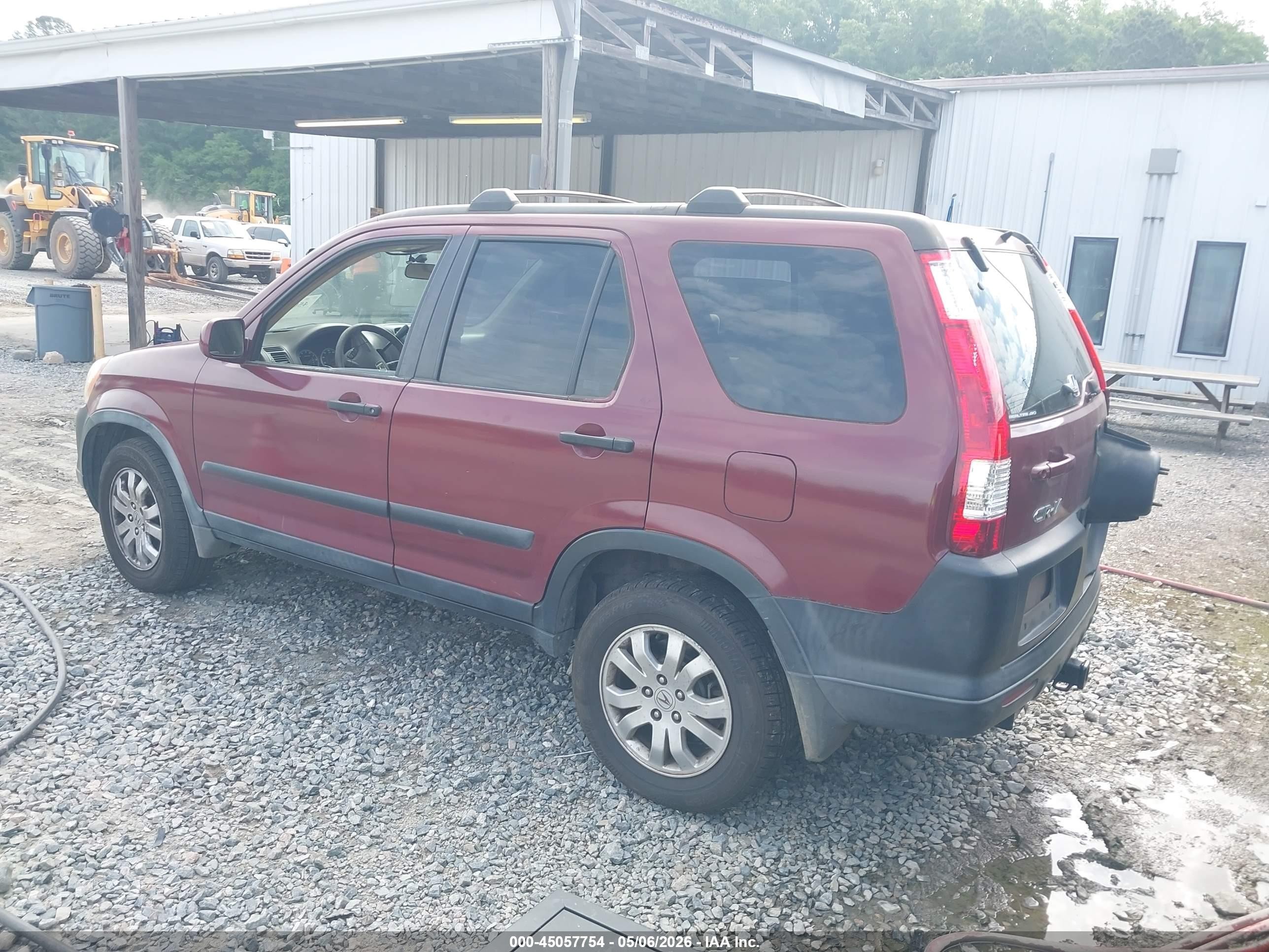 2005 Honda Cr-v Ex Красный vin: SHSRD78855U320172