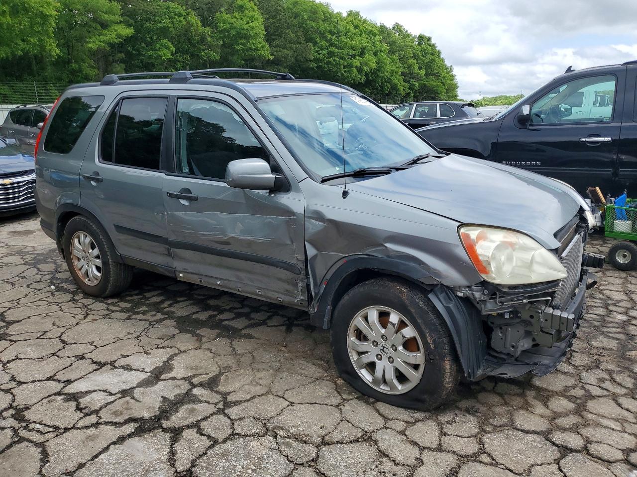 2005 Honda Cr-v Ex Угольный vin: SHSRD78855U320835