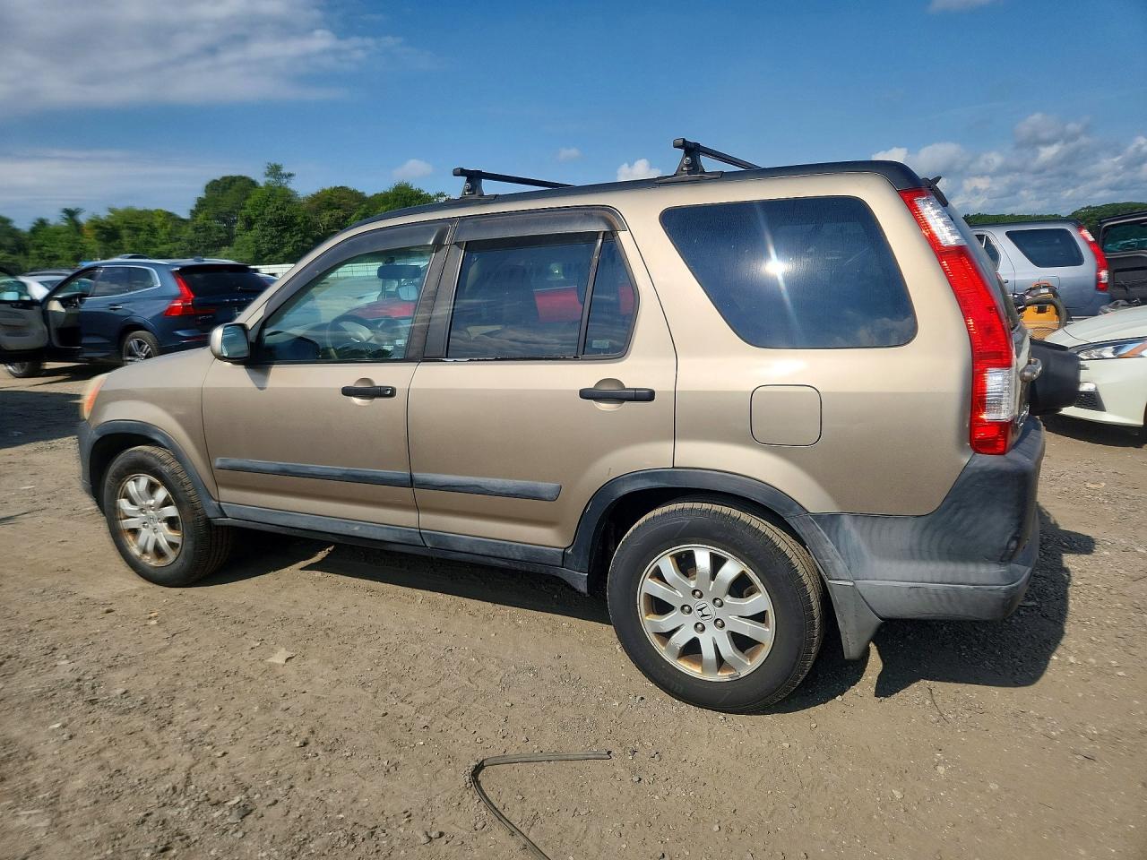 2005 Honda Cr-v Ex Tan vin: SHSRD78855U322441