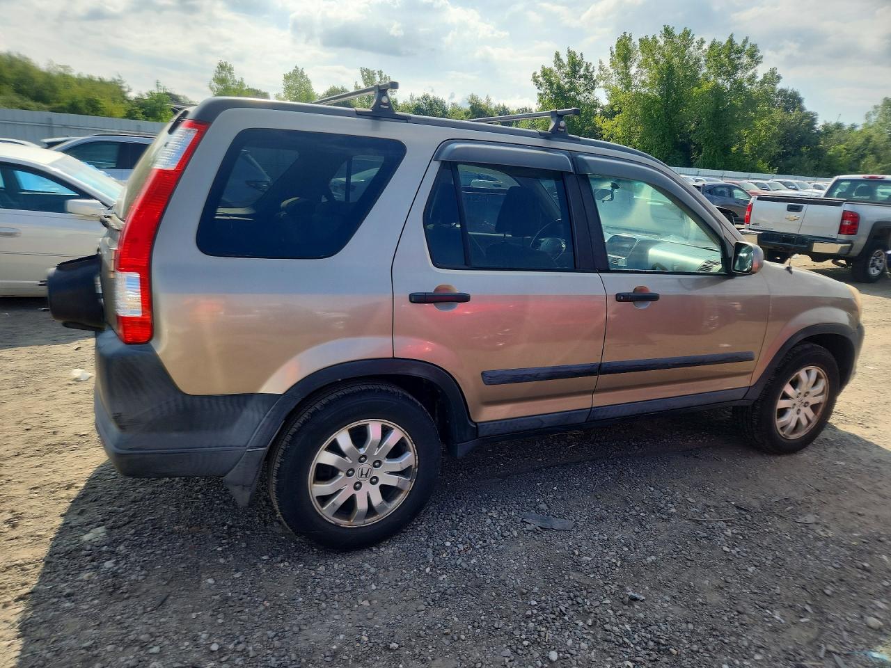 2005 Honda Cr-v Ex Tan vin: SHSRD78855U322441