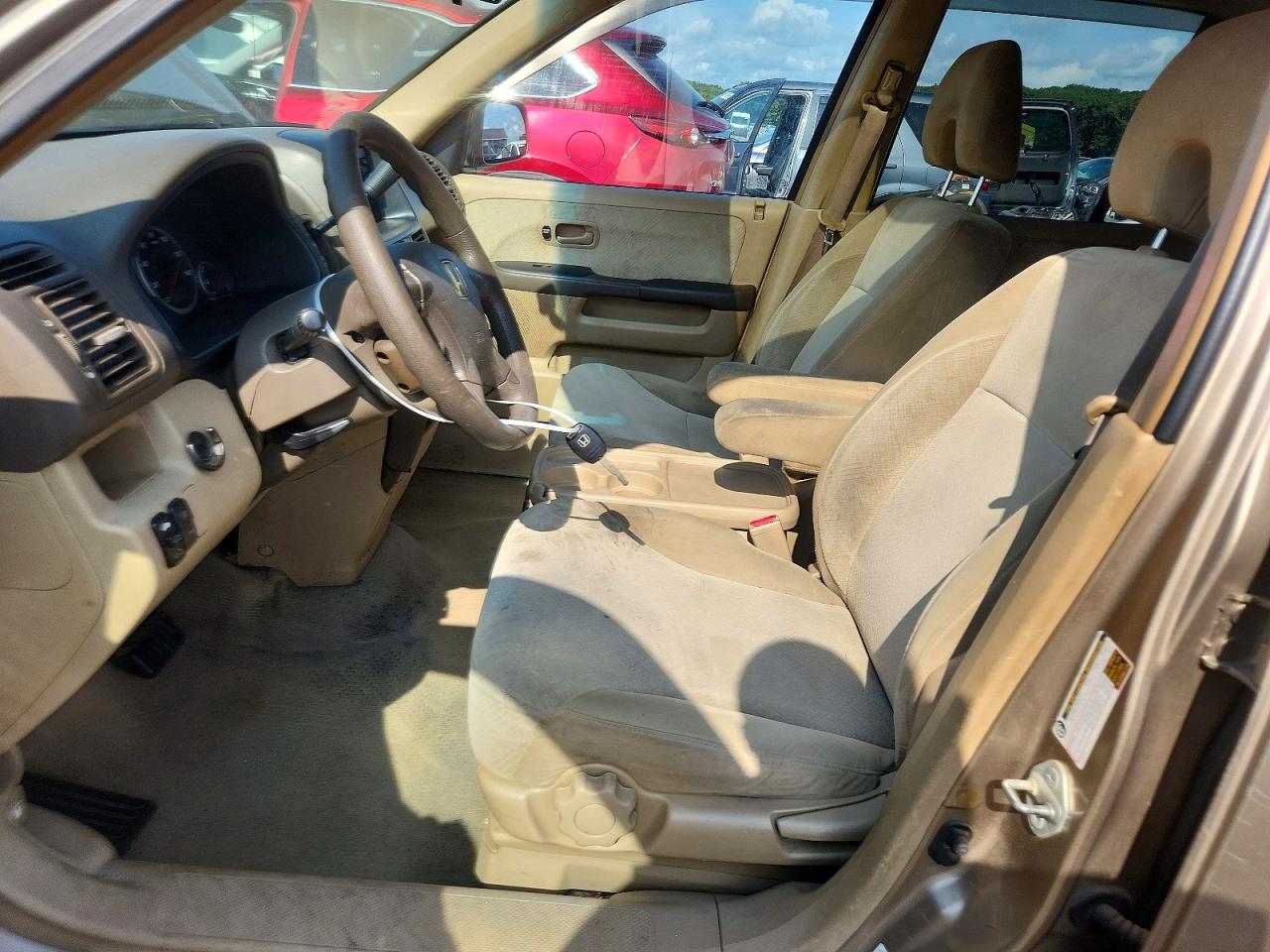 2005 Honda Cr-v Ex Tan vin: SHSRD78855U322441
