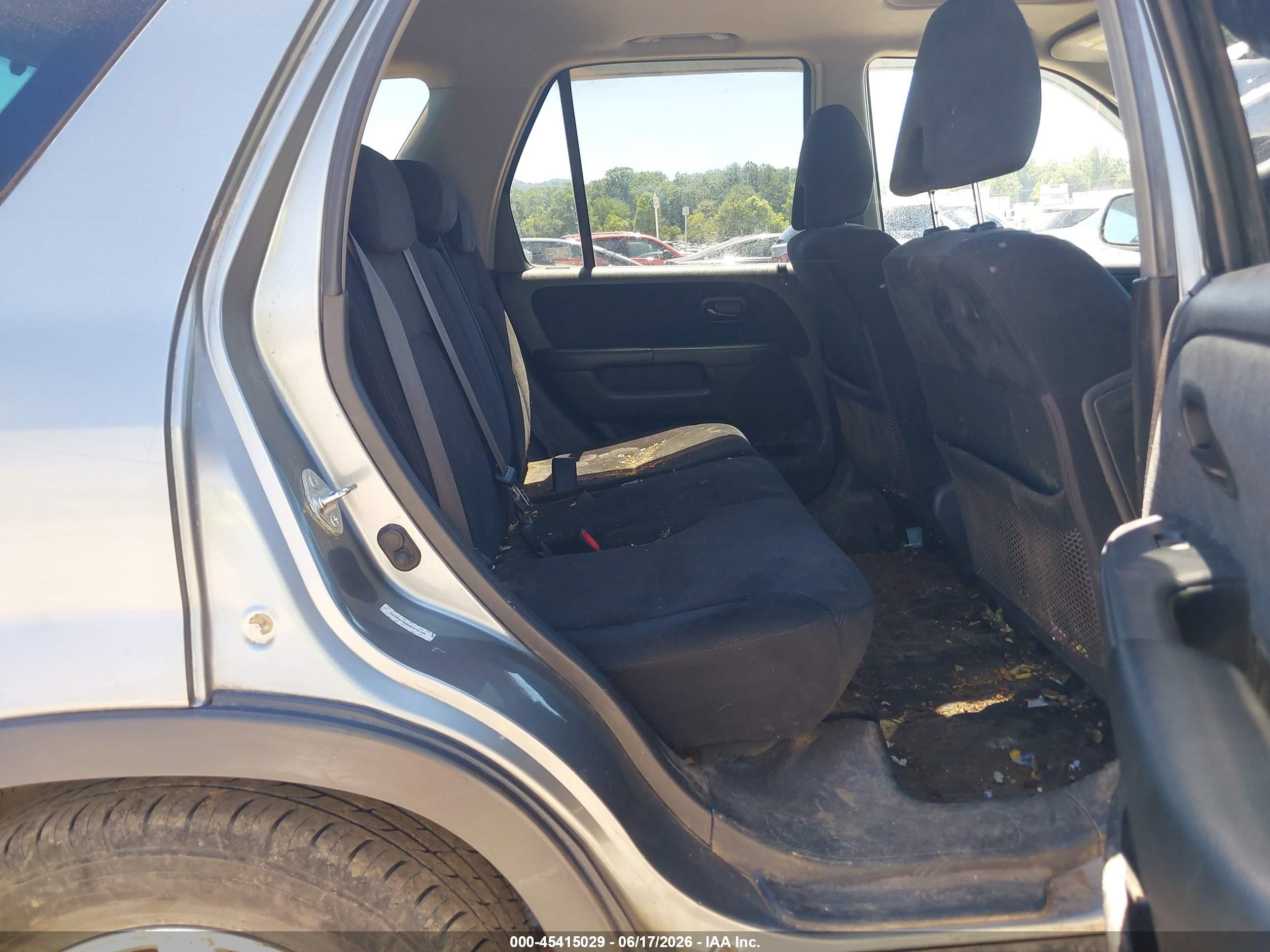 2006 Honda Cr-v Ex Gray vin: SHSRD78856U419169
