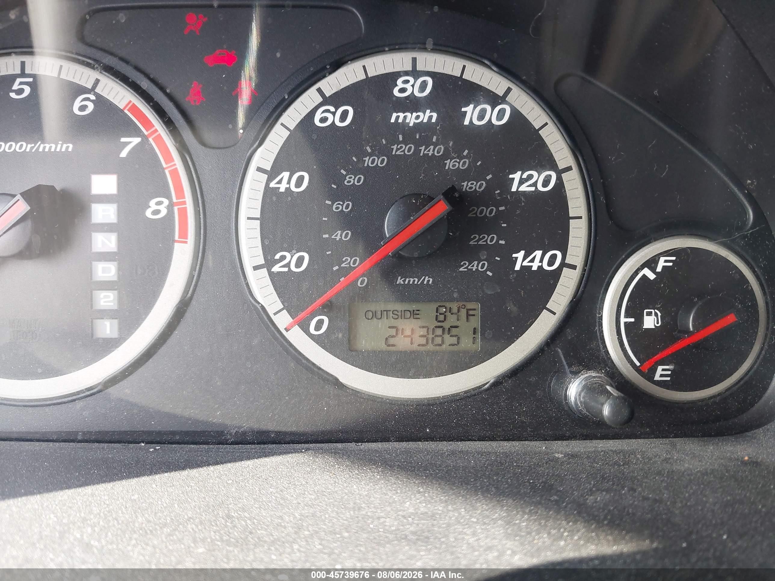 2006 Honda Cr-v Ex Burgundy vin: SHSRD78856U436697
