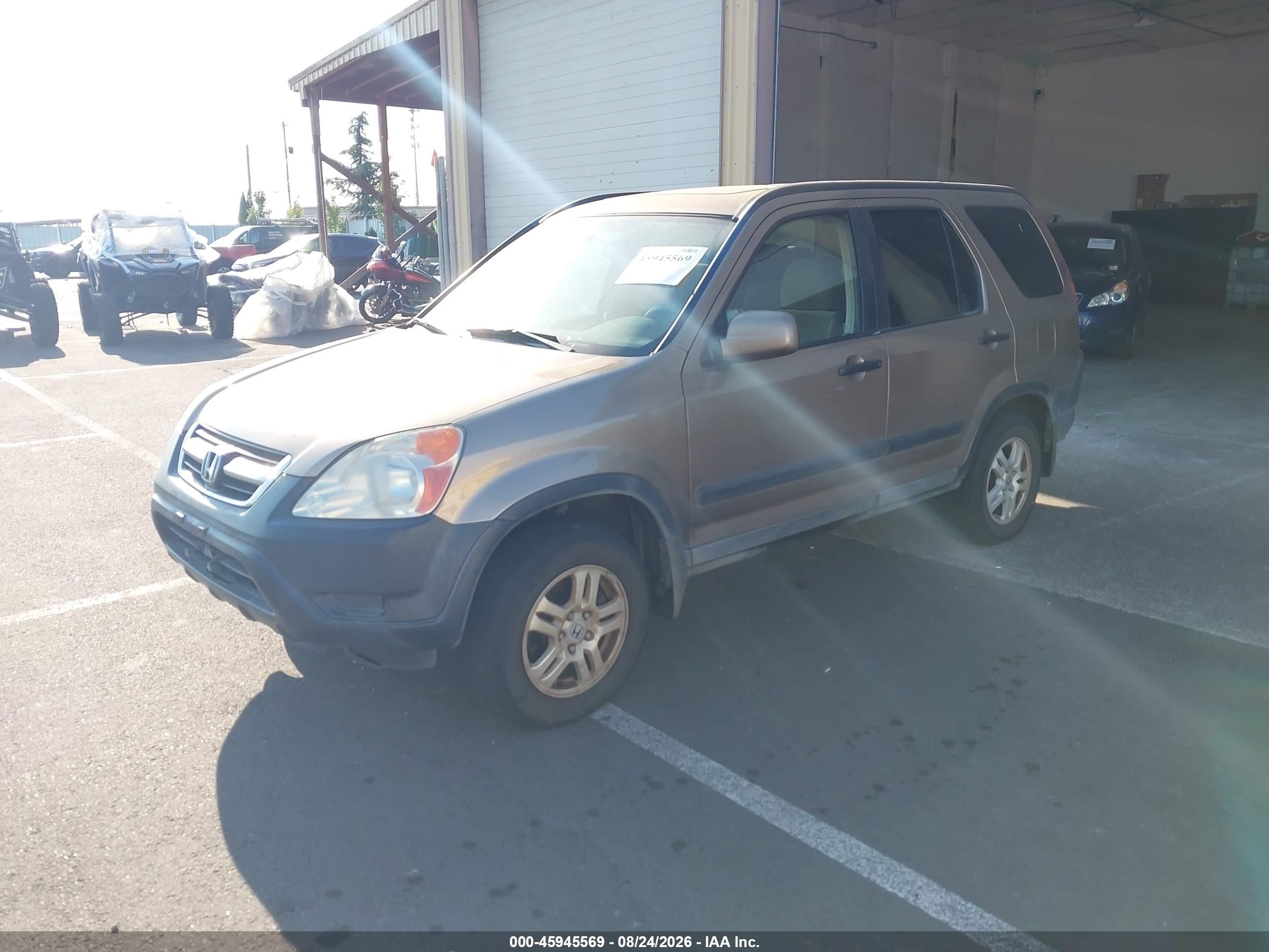 2003 Honda Cr-v Ex Tan vin: SHSRD78863U107602