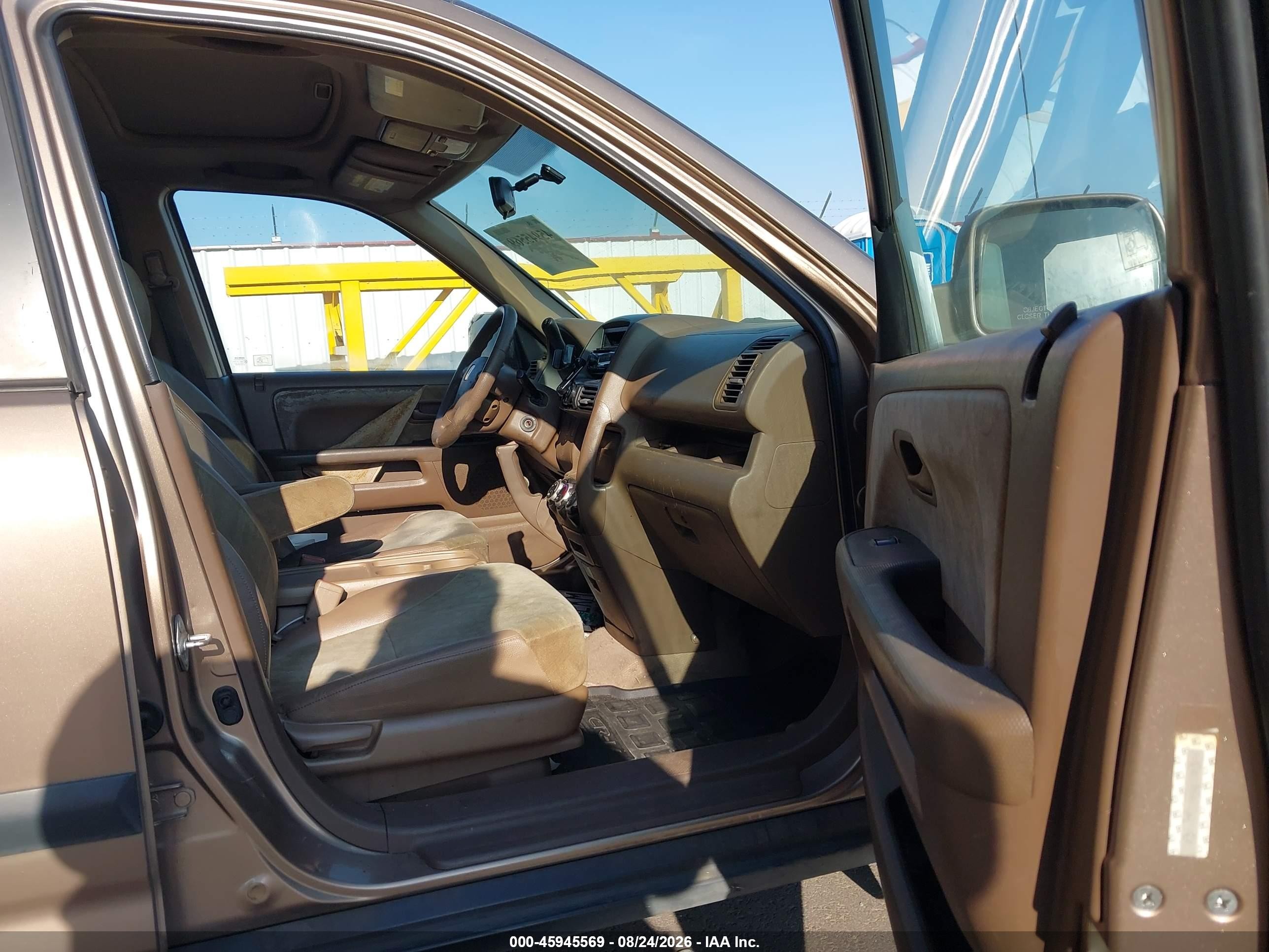 2003 Honda Cr-v Ex Tan vin: SHSRD78863U107602
