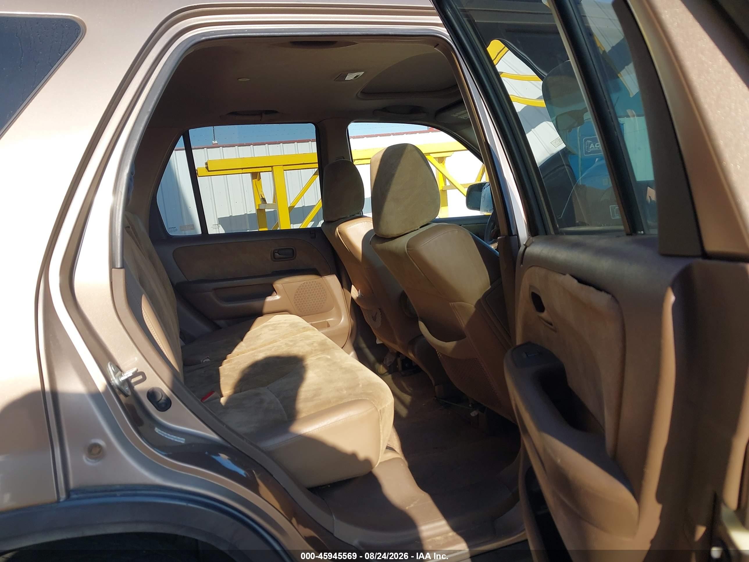 2003 Honda Cr-v Ex Tan vin: SHSRD78863U107602