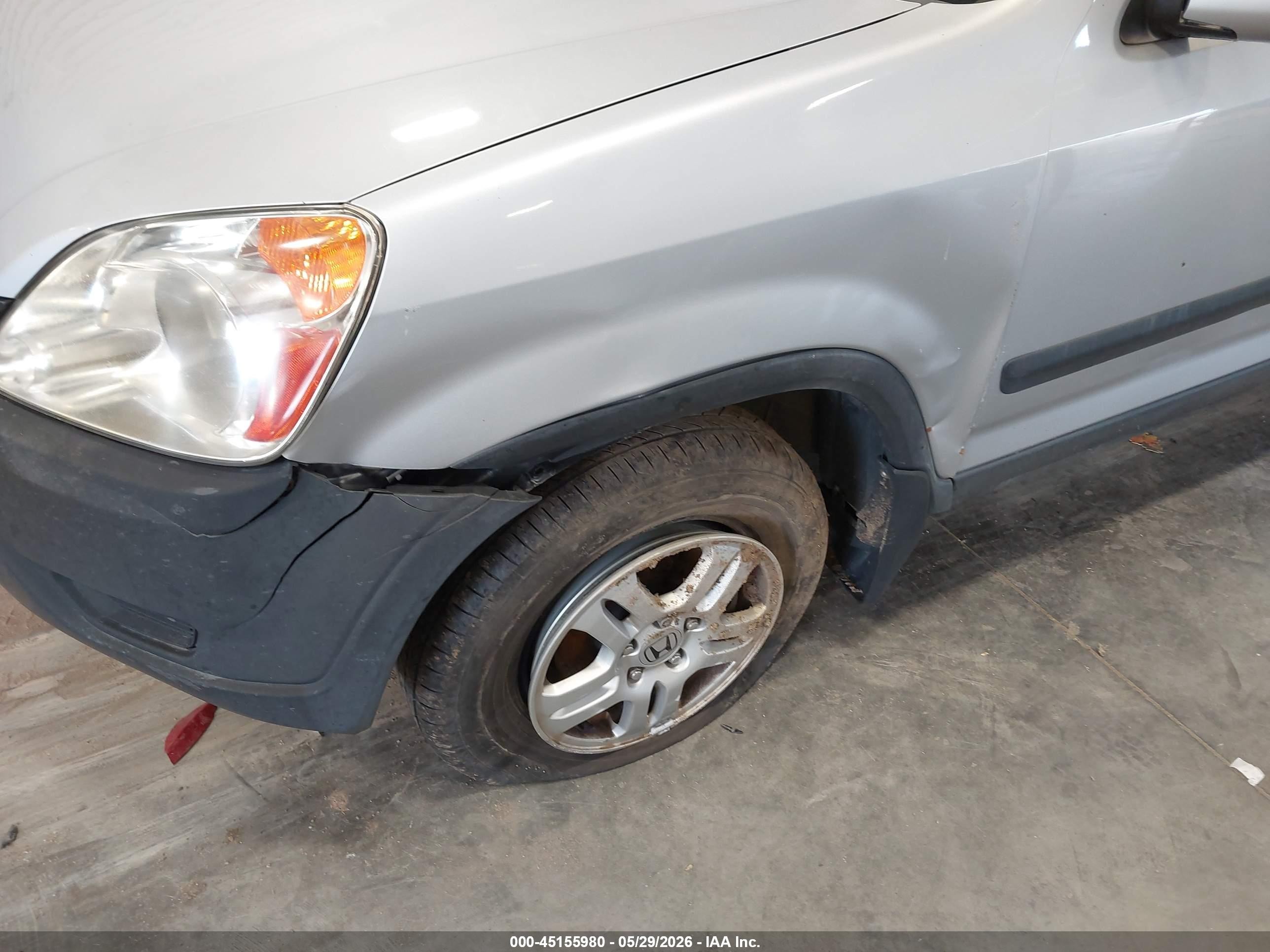 2003 Honda Cr-v Ex Серебряный vin: SHSRD78863U109303