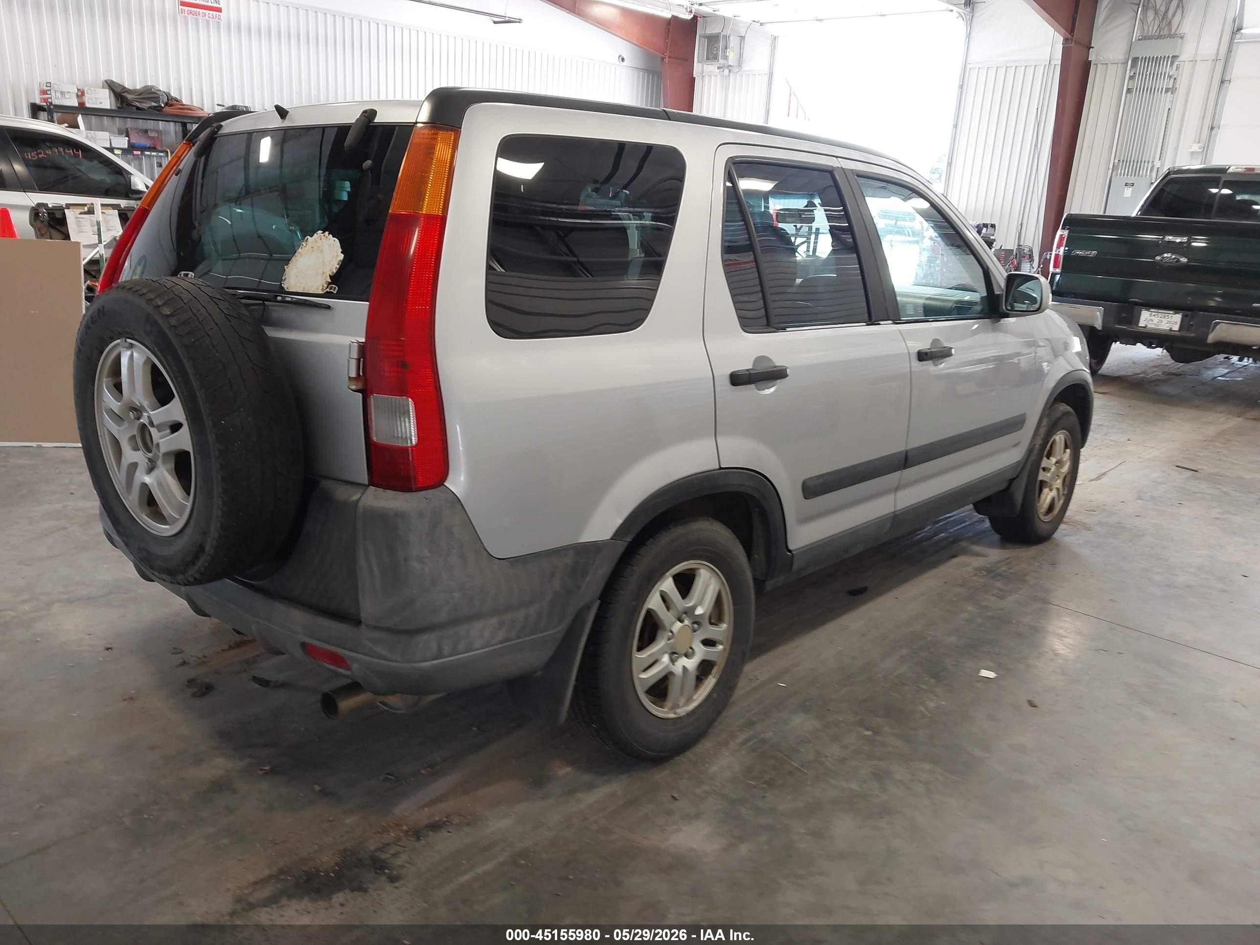 2003 Honda Cr-v Ex Серебряный vin: SHSRD78863U109303