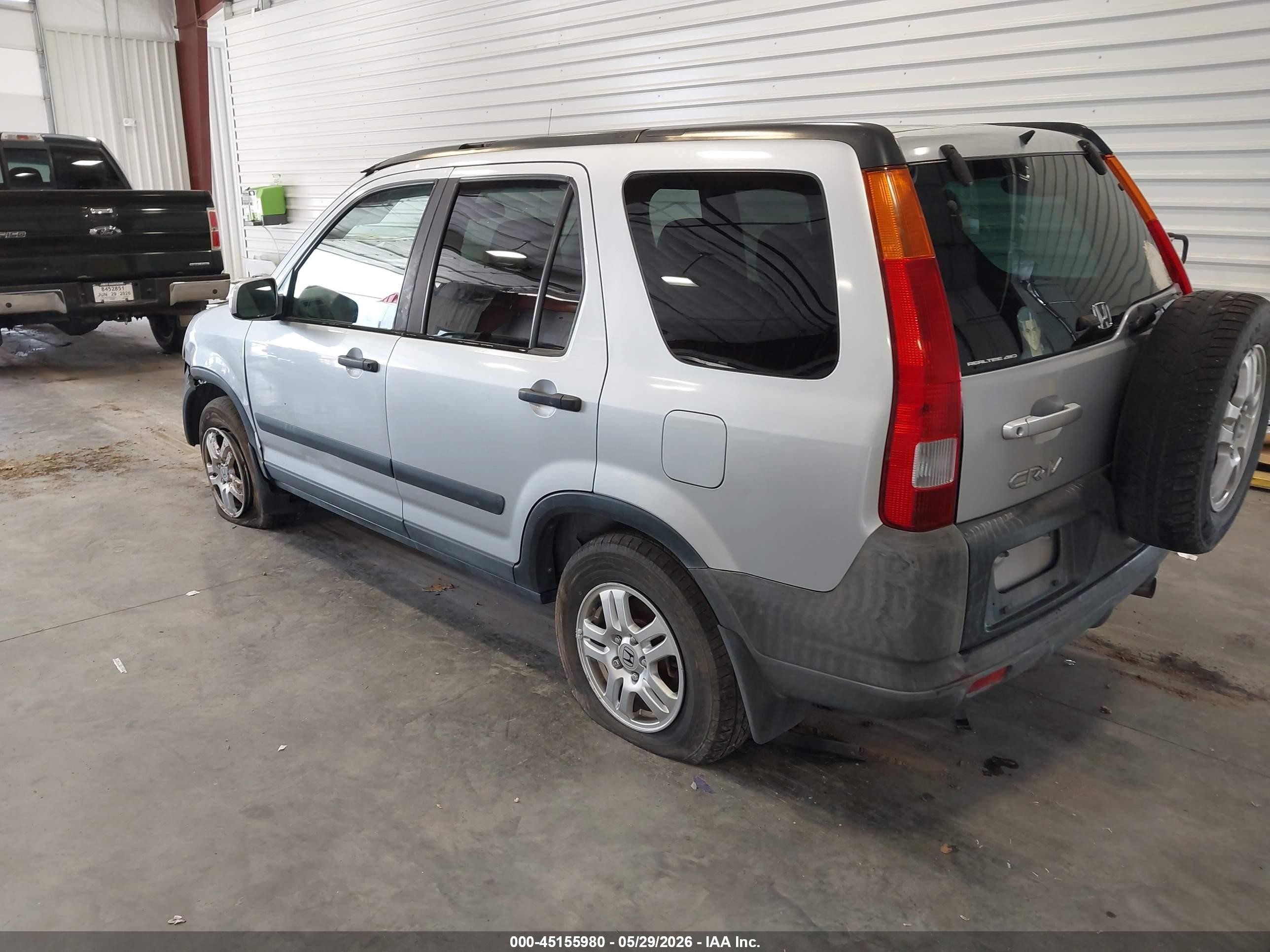 2003 Honda Cr-v Ex Серебряный vin: SHSRD78863U109303