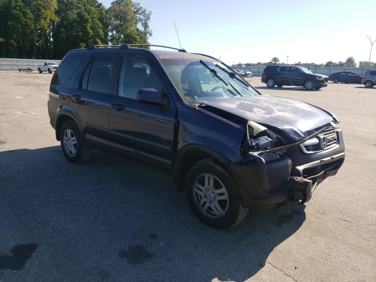 2003 Honda Cr-v Ex Синий vin: SHSRD78863U122259