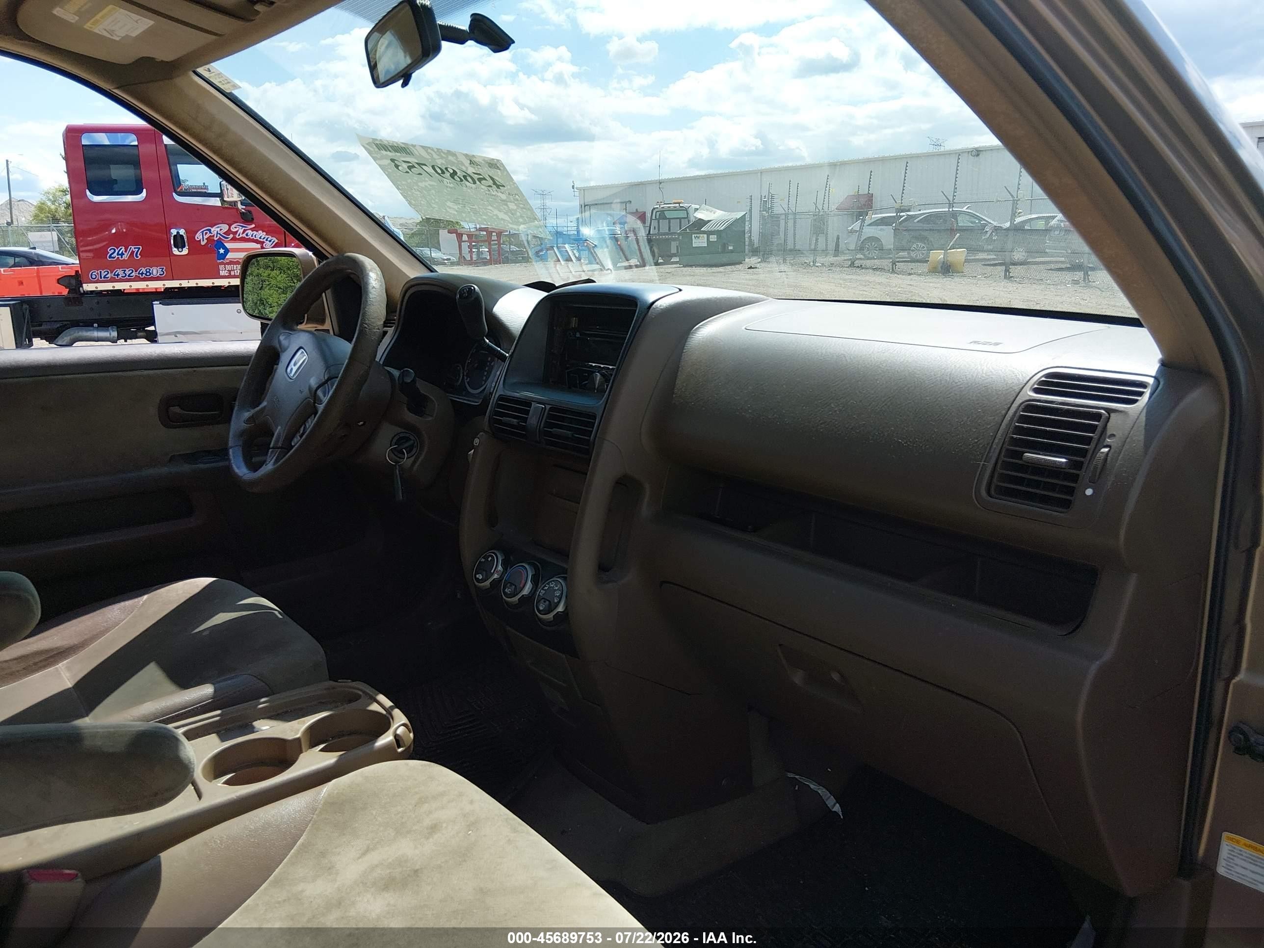 2003 Honda Cr-v Ex Gold vin: SHSRD78863U123797