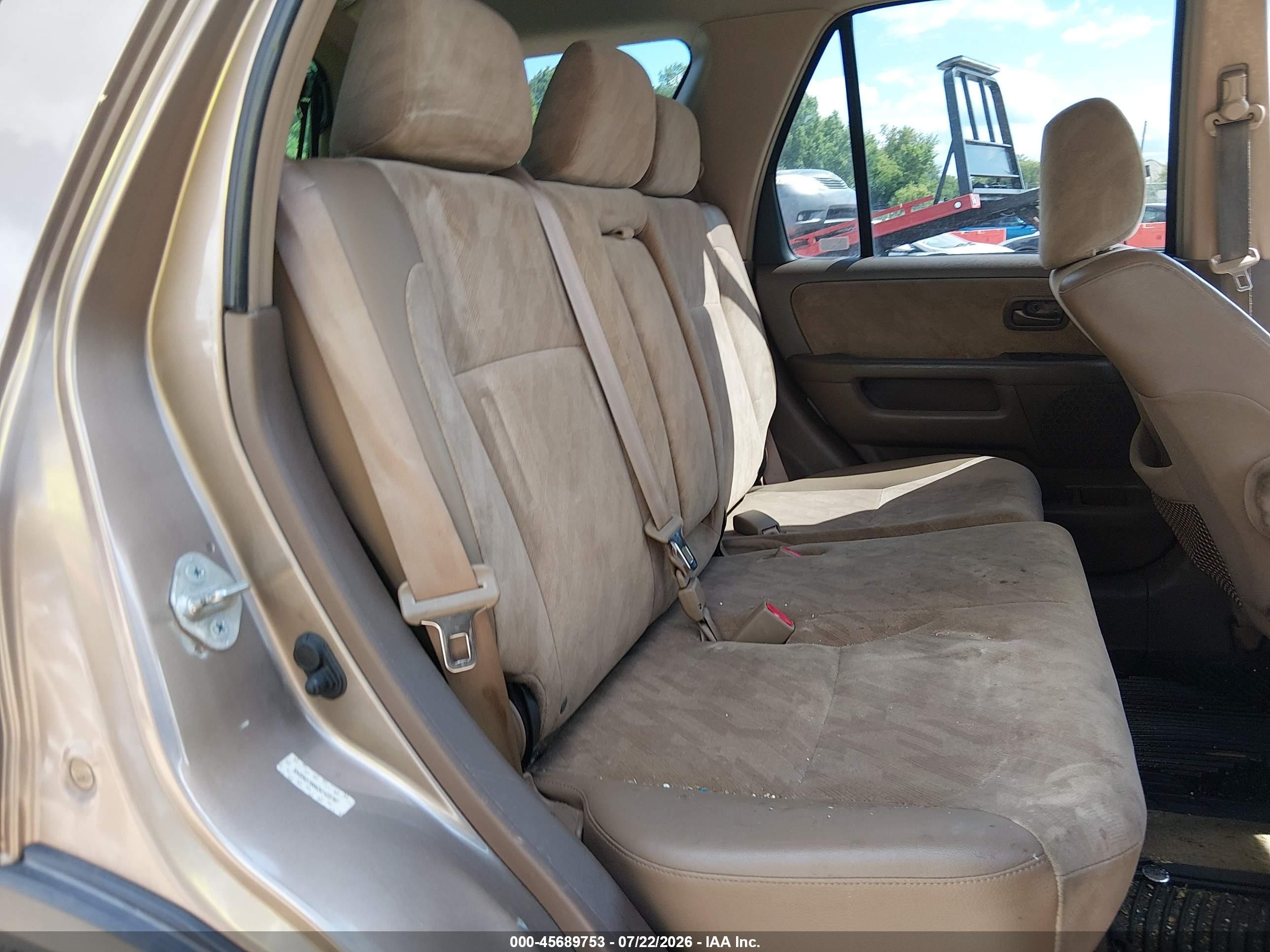 2003 Honda Cr-v Ex Gold vin: SHSRD78863U123797