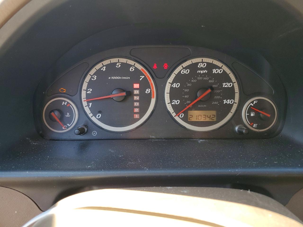 2003 Honda Cr-v Ex Brown vin: SHSRD78863U133584