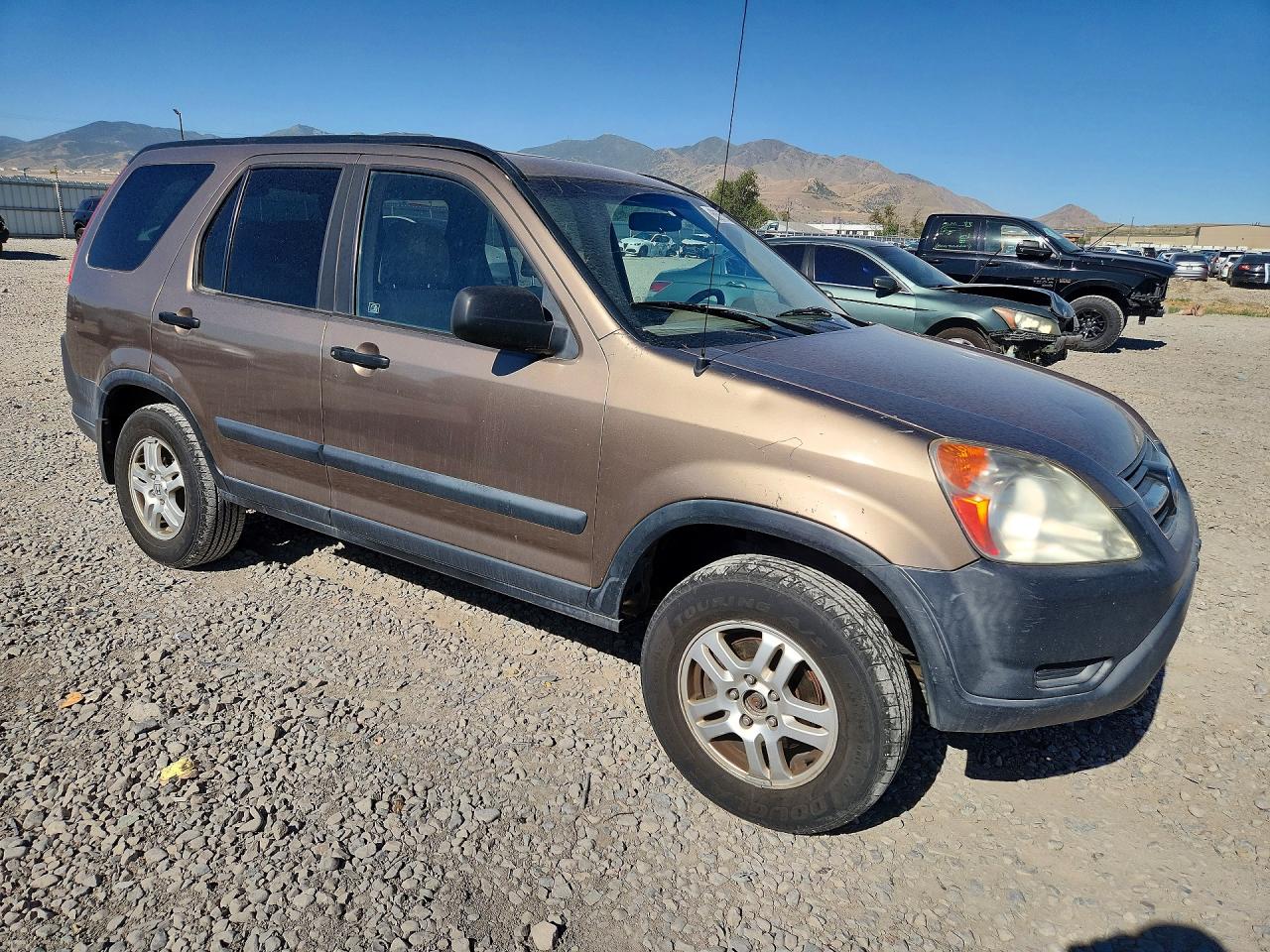 2003 Honda Cr-v Ex Brown vin: SHSRD78863U144049