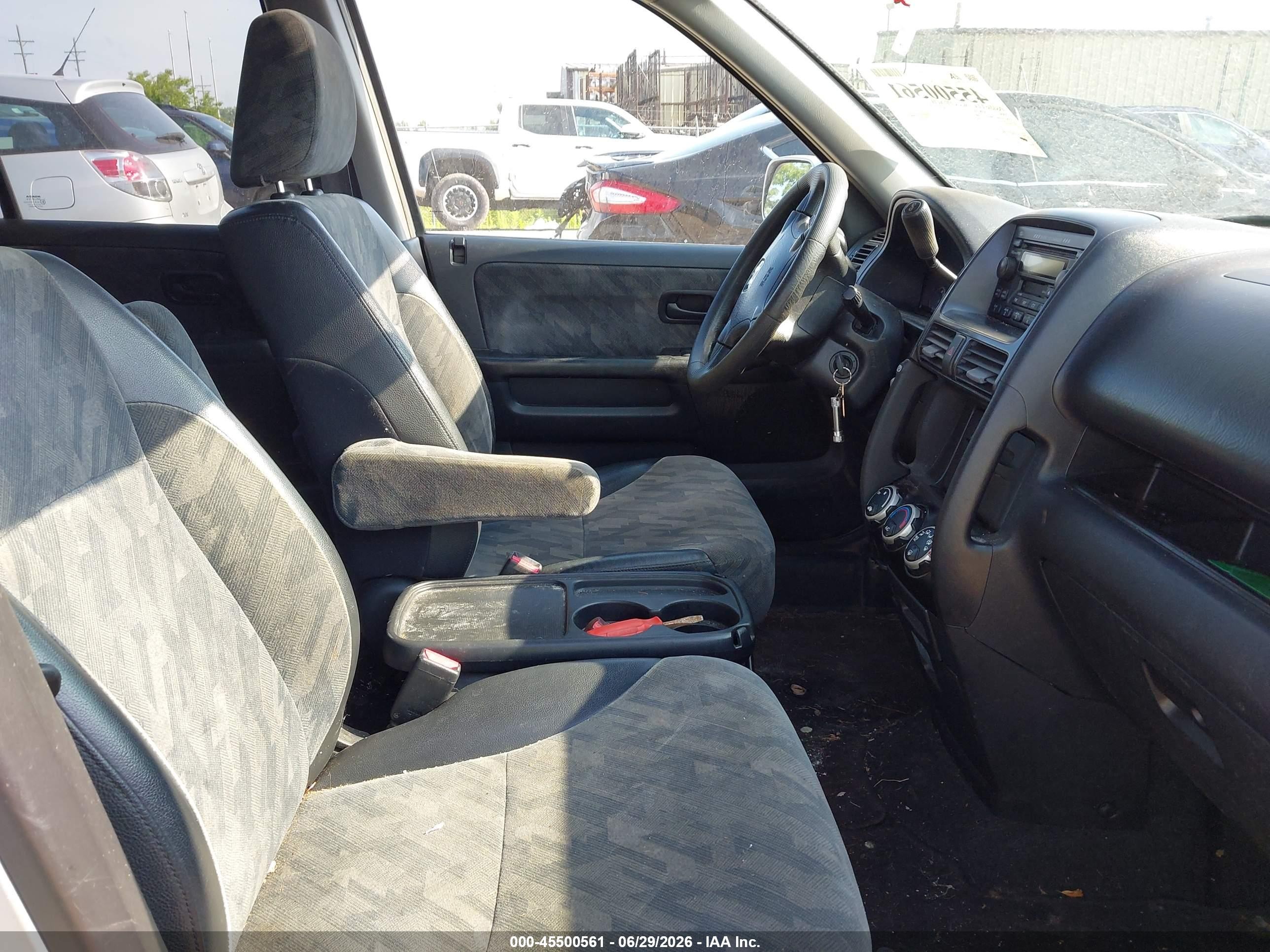2004 Honda Cr-v Ex Silver vin: SHSRD78864U214764