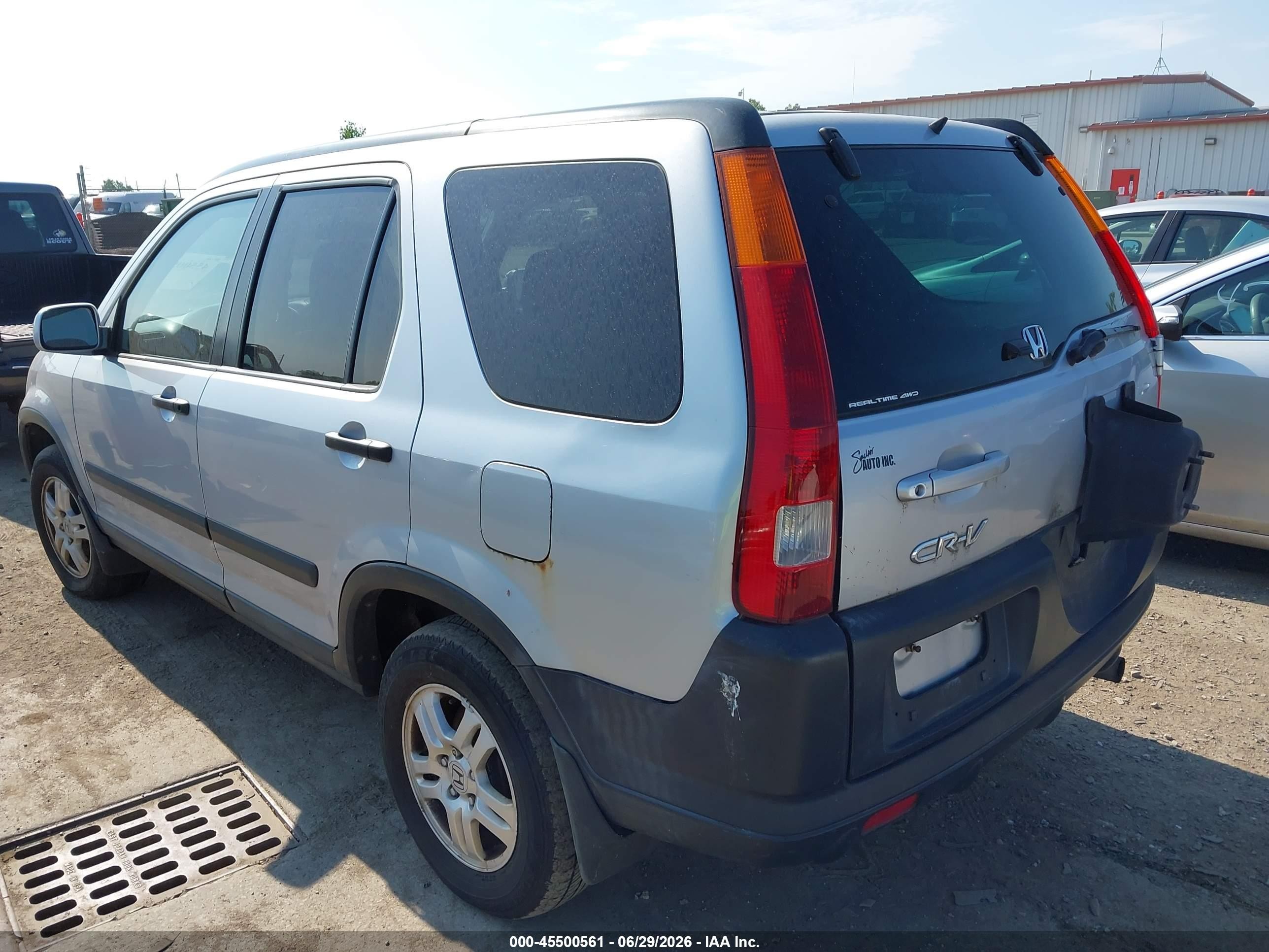 2004 Honda Cr-v Ex Silver vin: SHSRD78864U214764