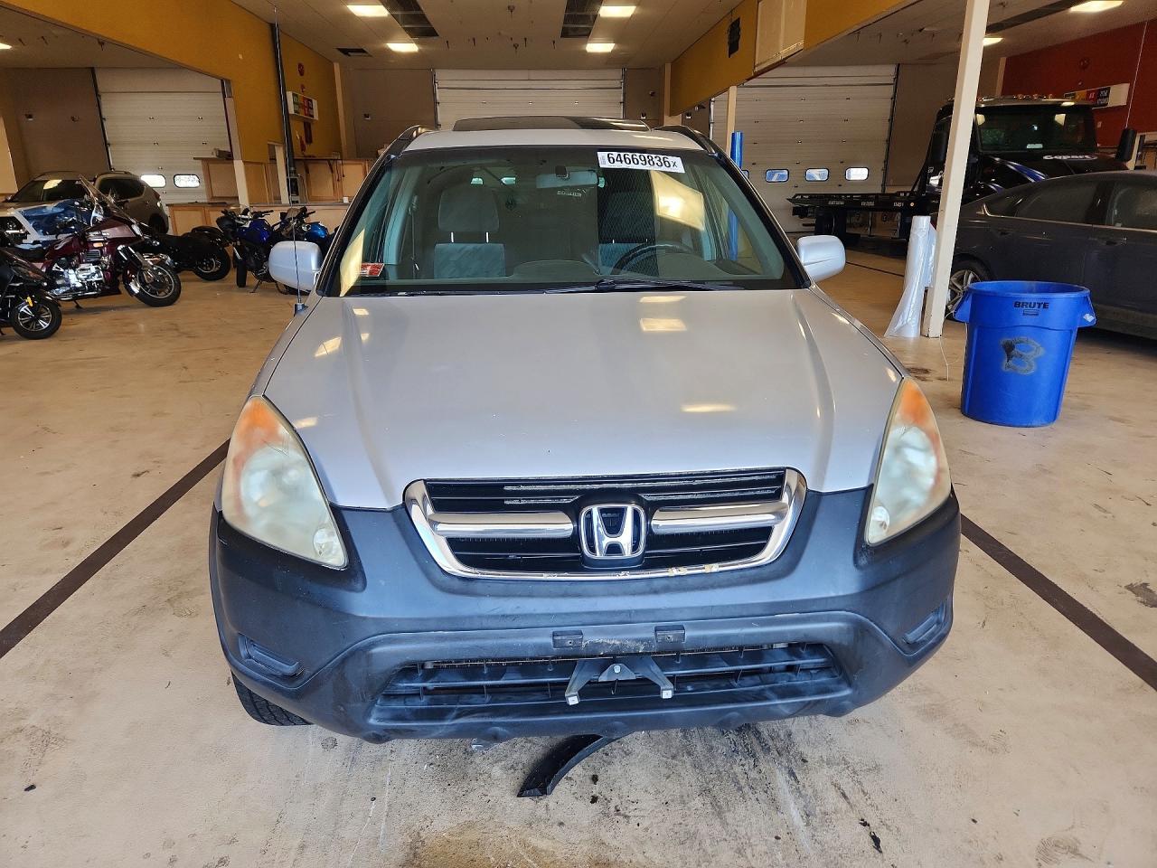 2004 Honda Cr-v Ex Silver vin: SHSRD78864U220712
