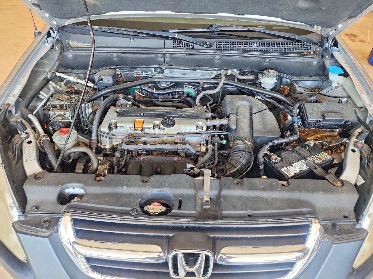 2004 Honda Cr-v Ex Silver vin: SHSRD78864U220712
