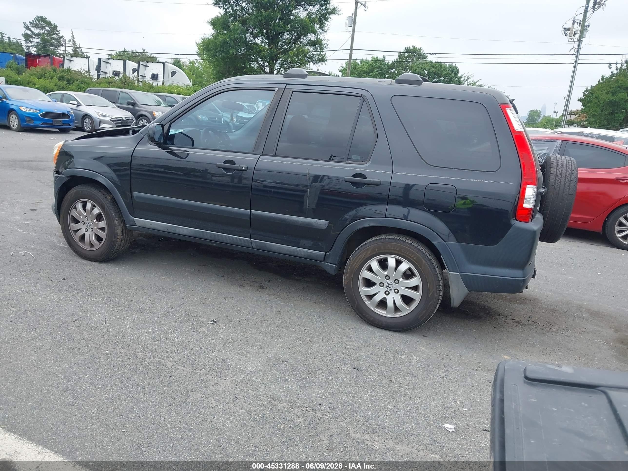 2005 Honda Cr-v Ex Black vin: SHSRD78865U300741