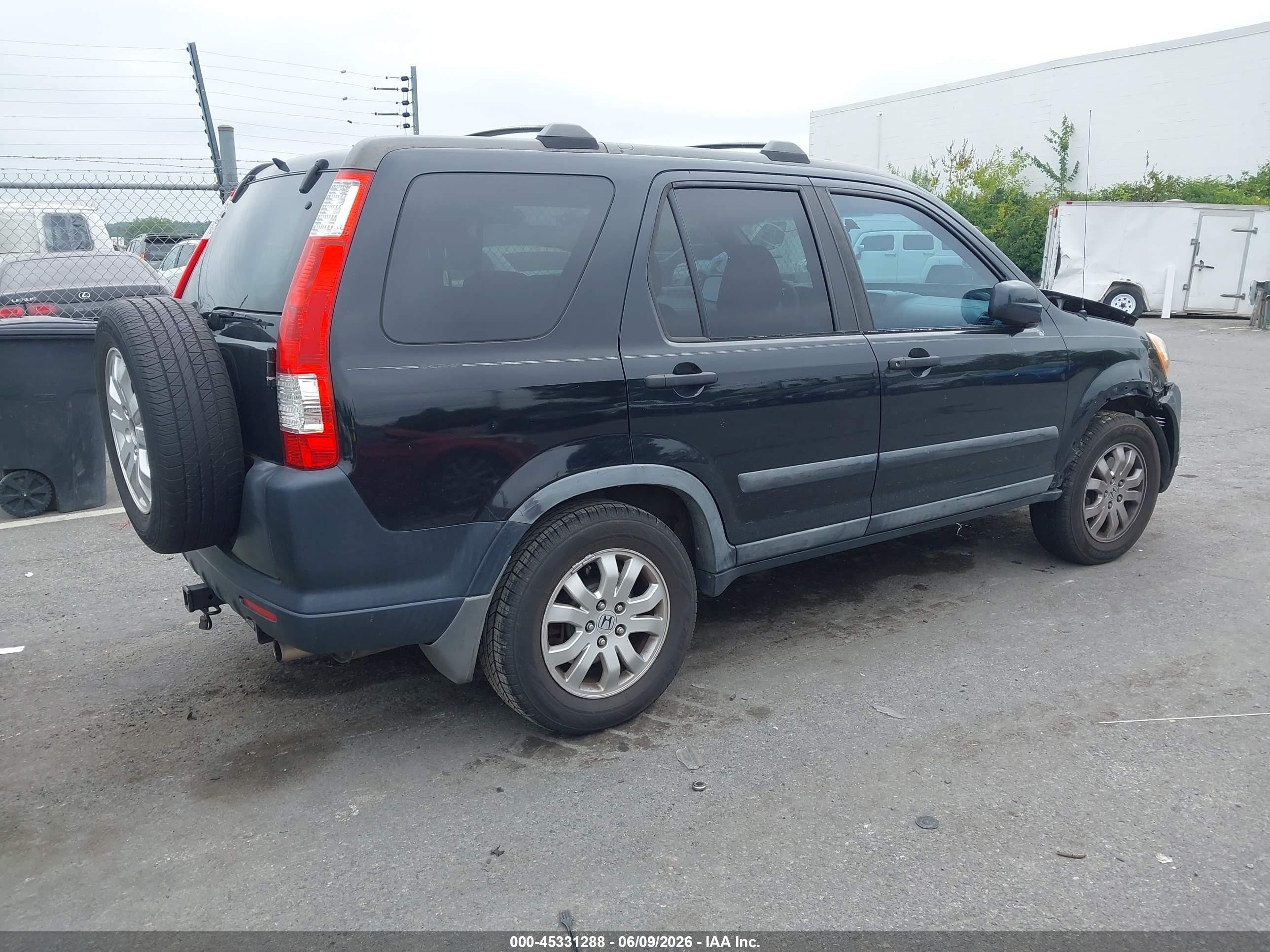 2005 Honda Cr-v Ex Black vin: SHSRD78865U300741