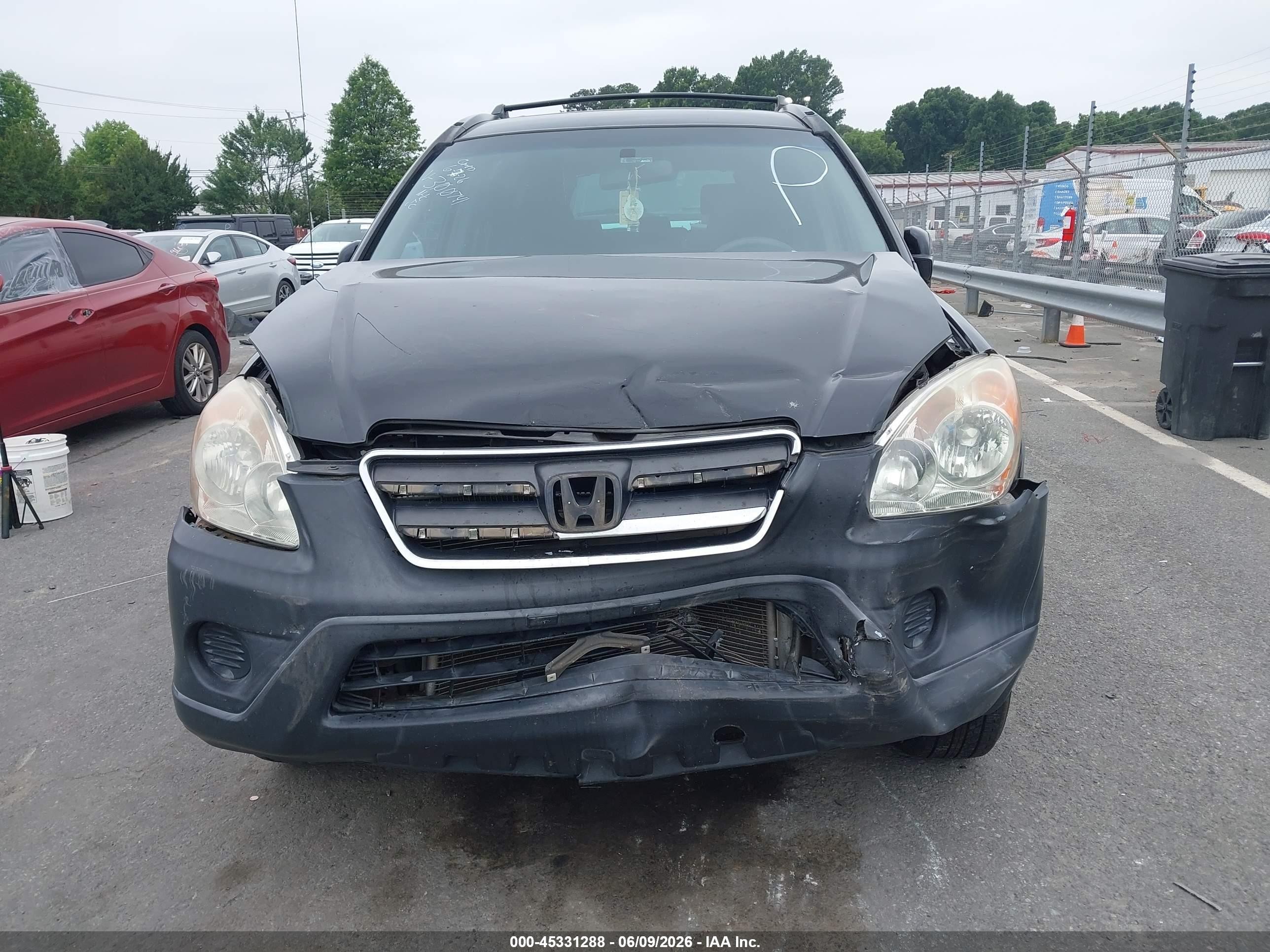 2005 Honda Cr-v Ex Black vin: SHSRD78865U300741