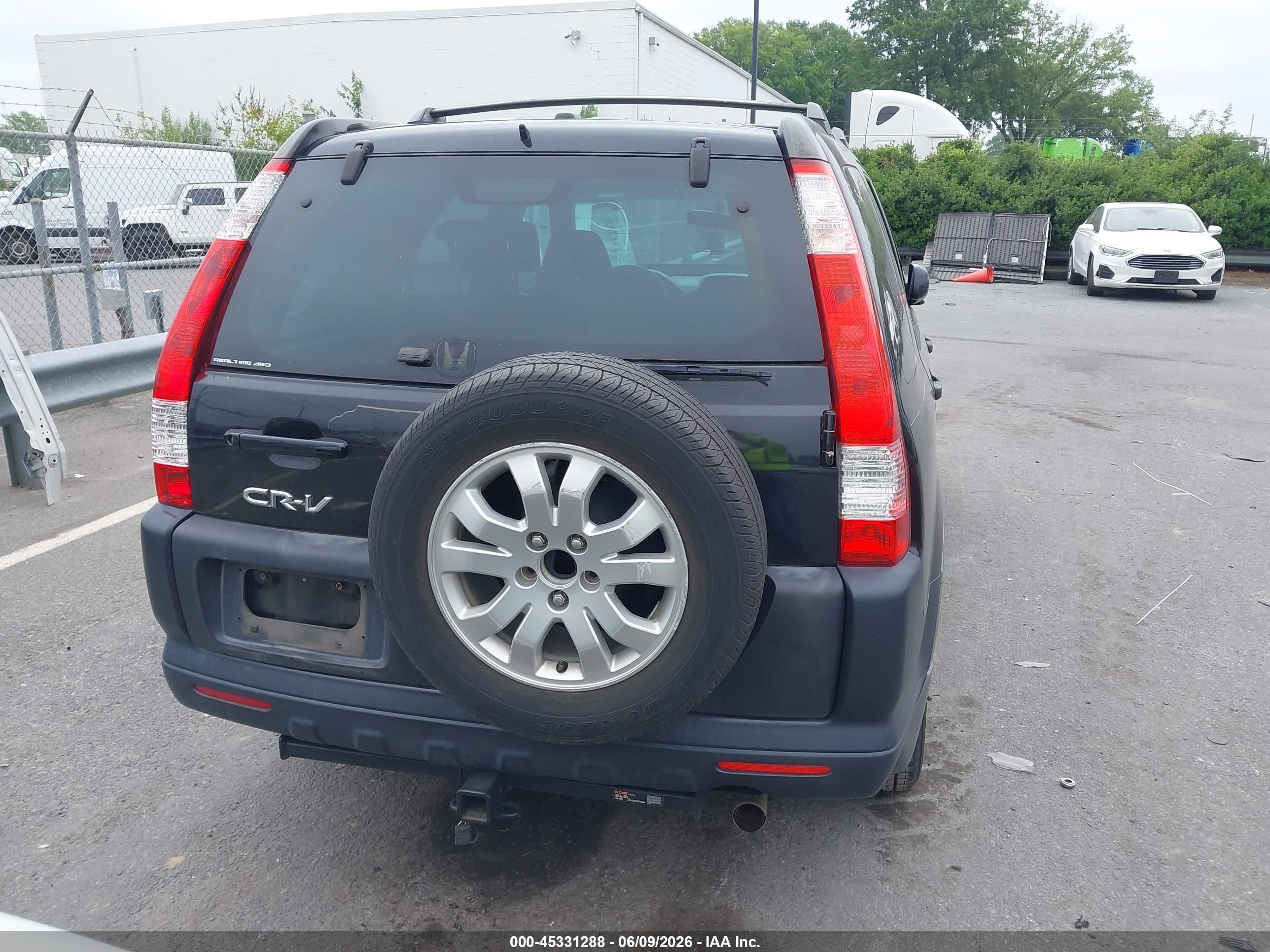 2005 Honda Cr-v Ex Black vin: SHSRD78865U300741