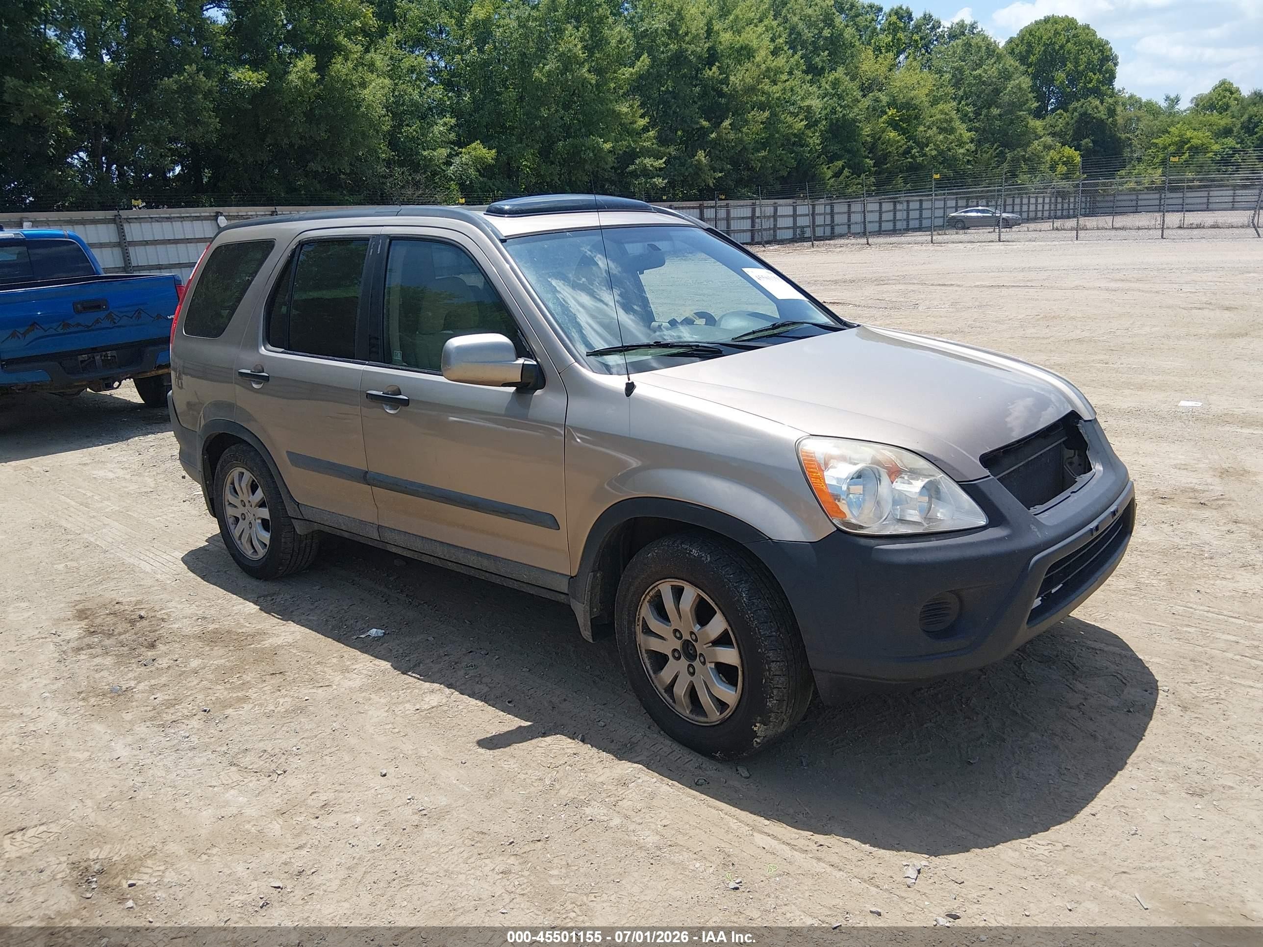 2005 Honda Cr-v Ex Pewter vin: SHSRD78865U315725