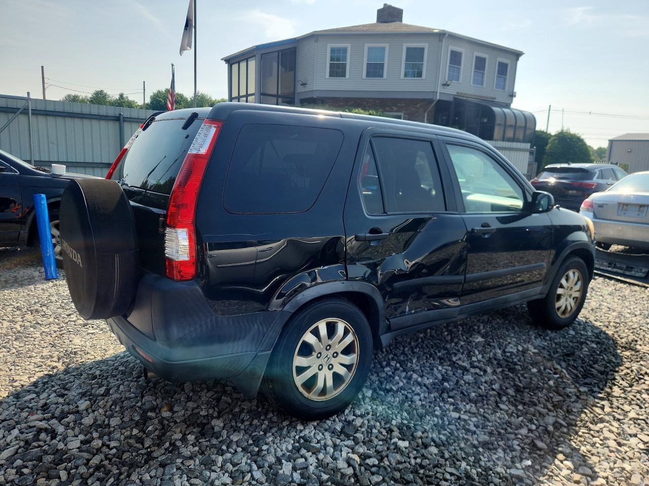 2005 Honda Cr-v Ex Black vin: SHSRD78865U321329