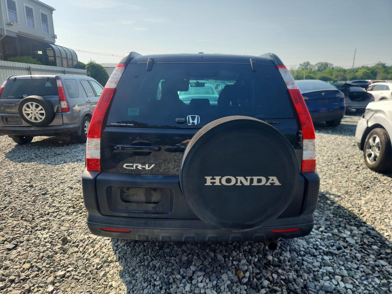 2005 Honda Cr-v Ex Black vin: SHSRD78865U321329