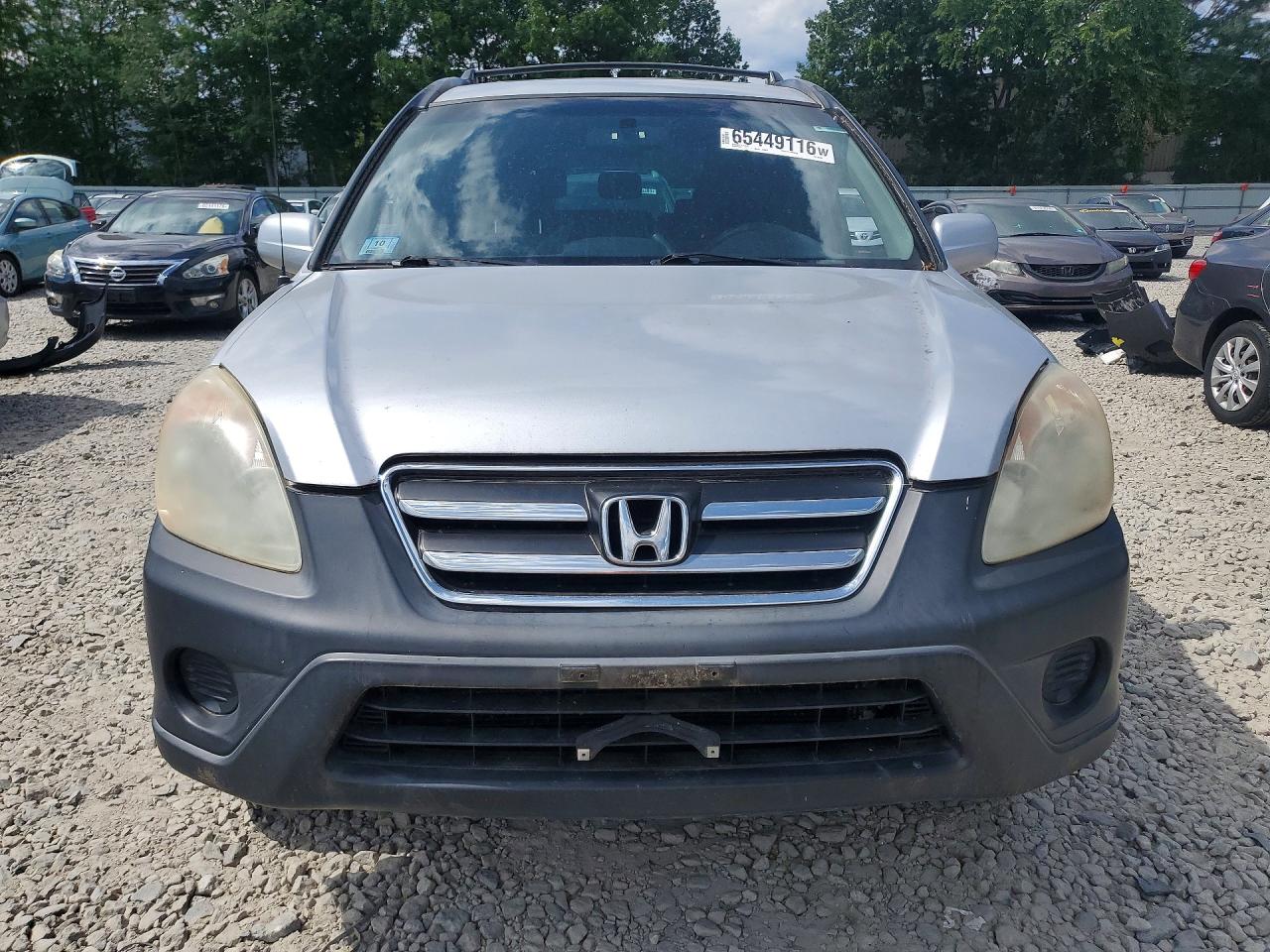 2005 Honda Cr-v Ex Gray vin: SHSRD78865U322836