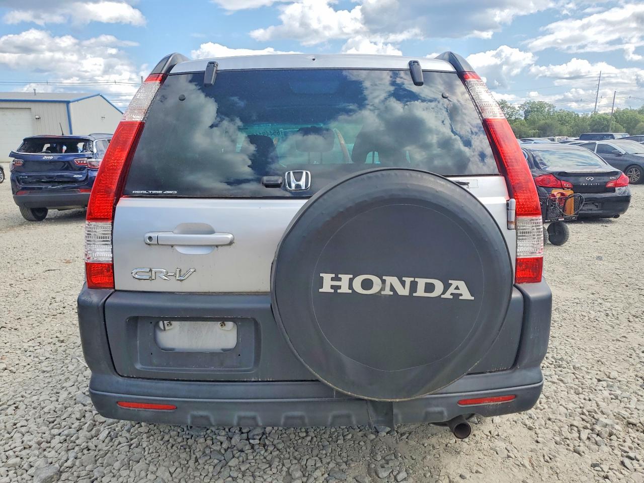 2005 Honda Cr-v Ex Gray vin: SHSRD78865U322836