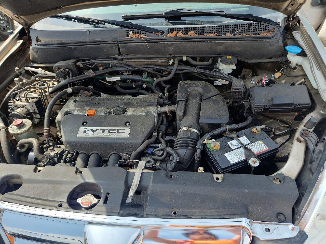 2005 Honda Cr-v Ex Tan vin: SHSRD78865U326384