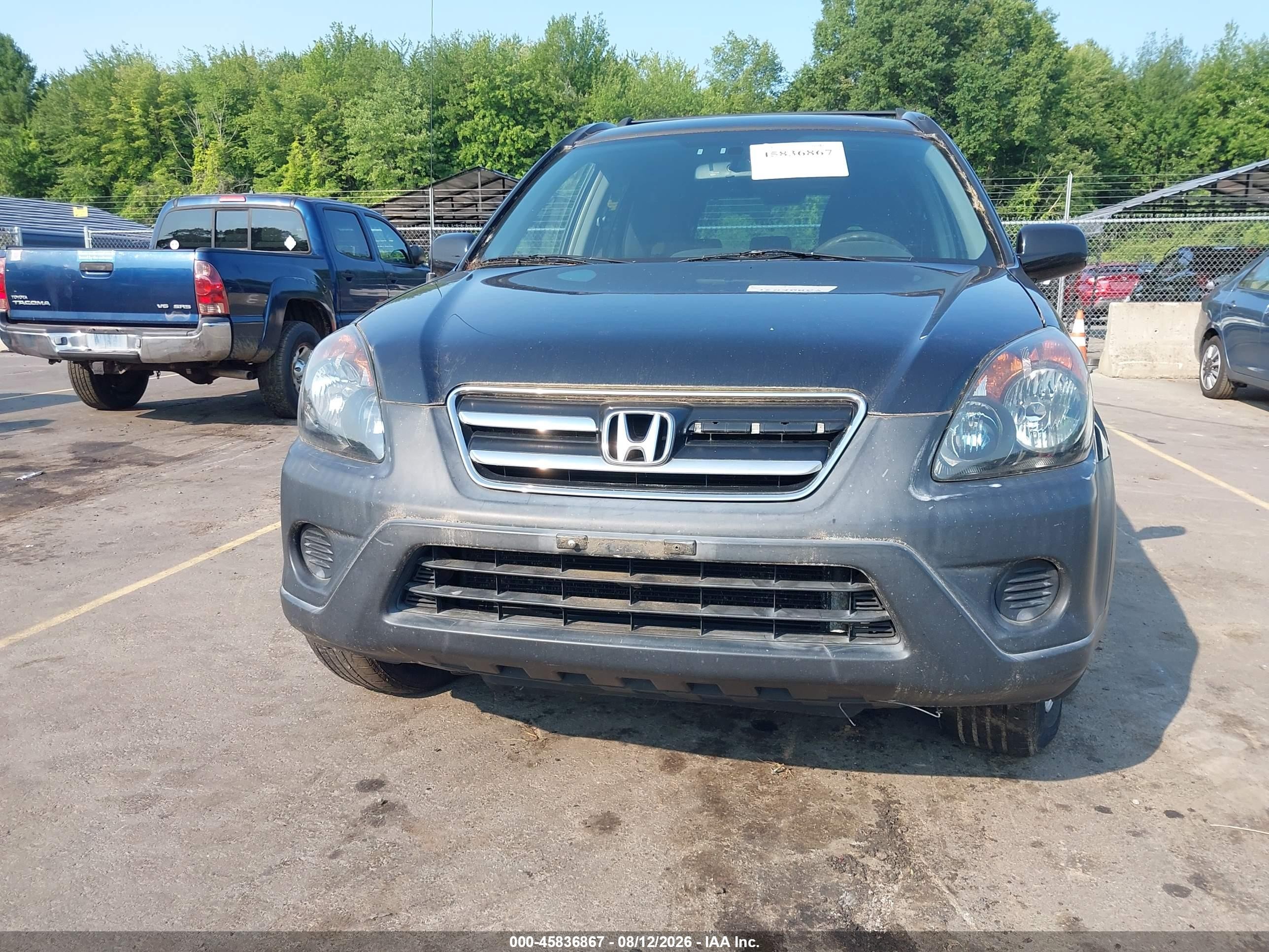 2005 Honda Cr-v Ex Black vin: SHSRD78865U328412
